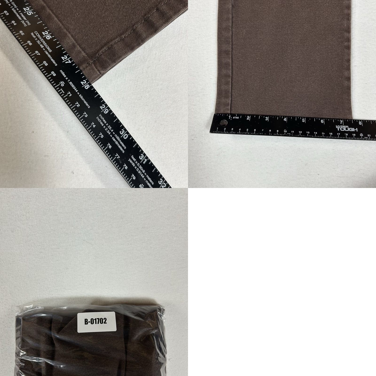 Lee Lee 1889 Relaxed Fit Chino Pants Womens 8P Brown Mid Rise Casual Workwear Size 30" / US 8 / IT 44 - 9 Thumbnail