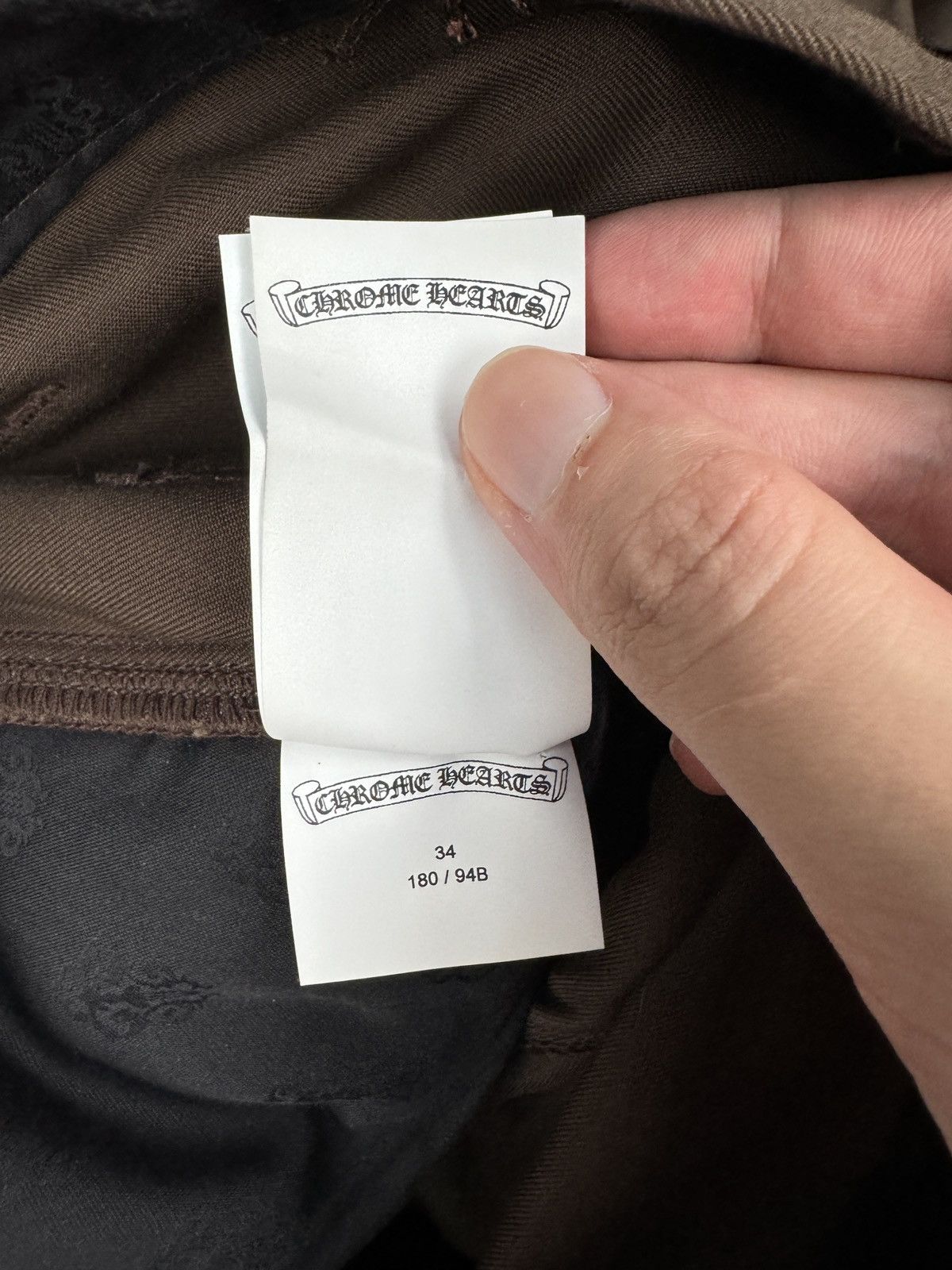 Chrome Hearts Chrome Hearts Double Knee Orange Cross Carpenter Pants Size US 34 / EU 50 - 16 Thumbnail