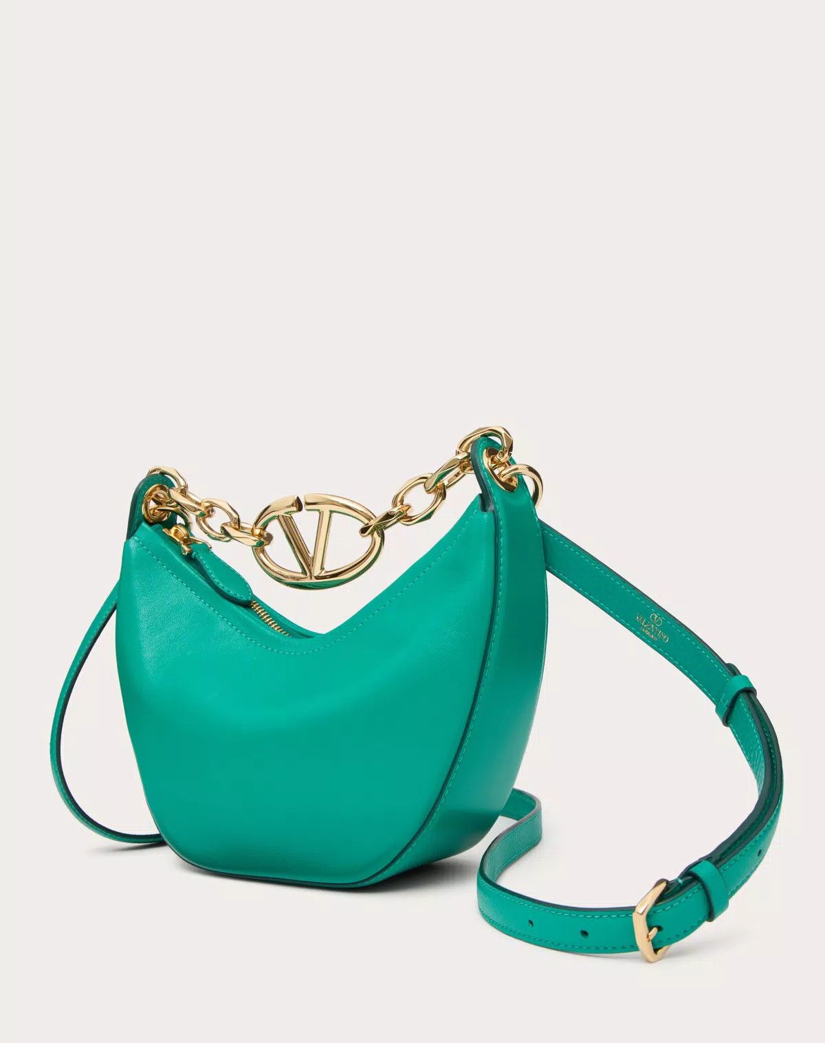Valentino oc11z0725 Size:OS/Bag In Nappa Leather With Chain in Green Size ONE SIZE - 5 Thumbnail