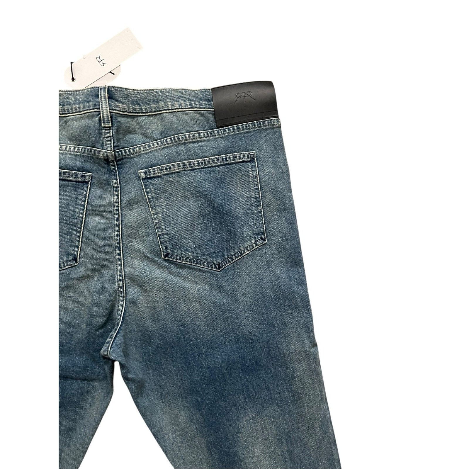 Rta RtA Mens Logo High Rise Slim Fit Blue Jeans Size 40/32 Size US 40 / EU 56 - 4 Thumbnail