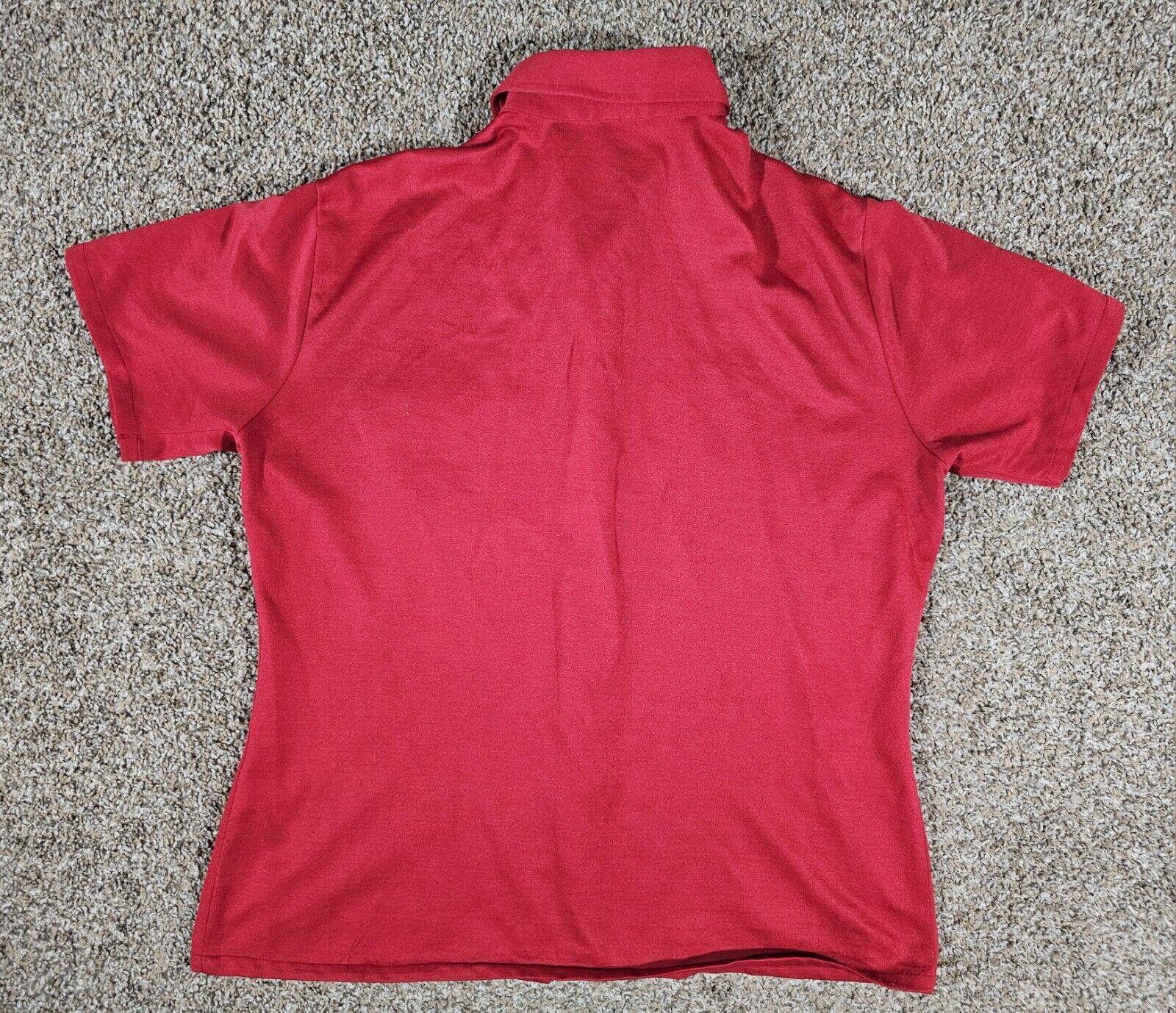 Wrangler Men's Wrangler Red Polo Shirt Button Down SEE MEASUREMENTS Size US M / EU 48-50 / 2 - 6 Thumbnail