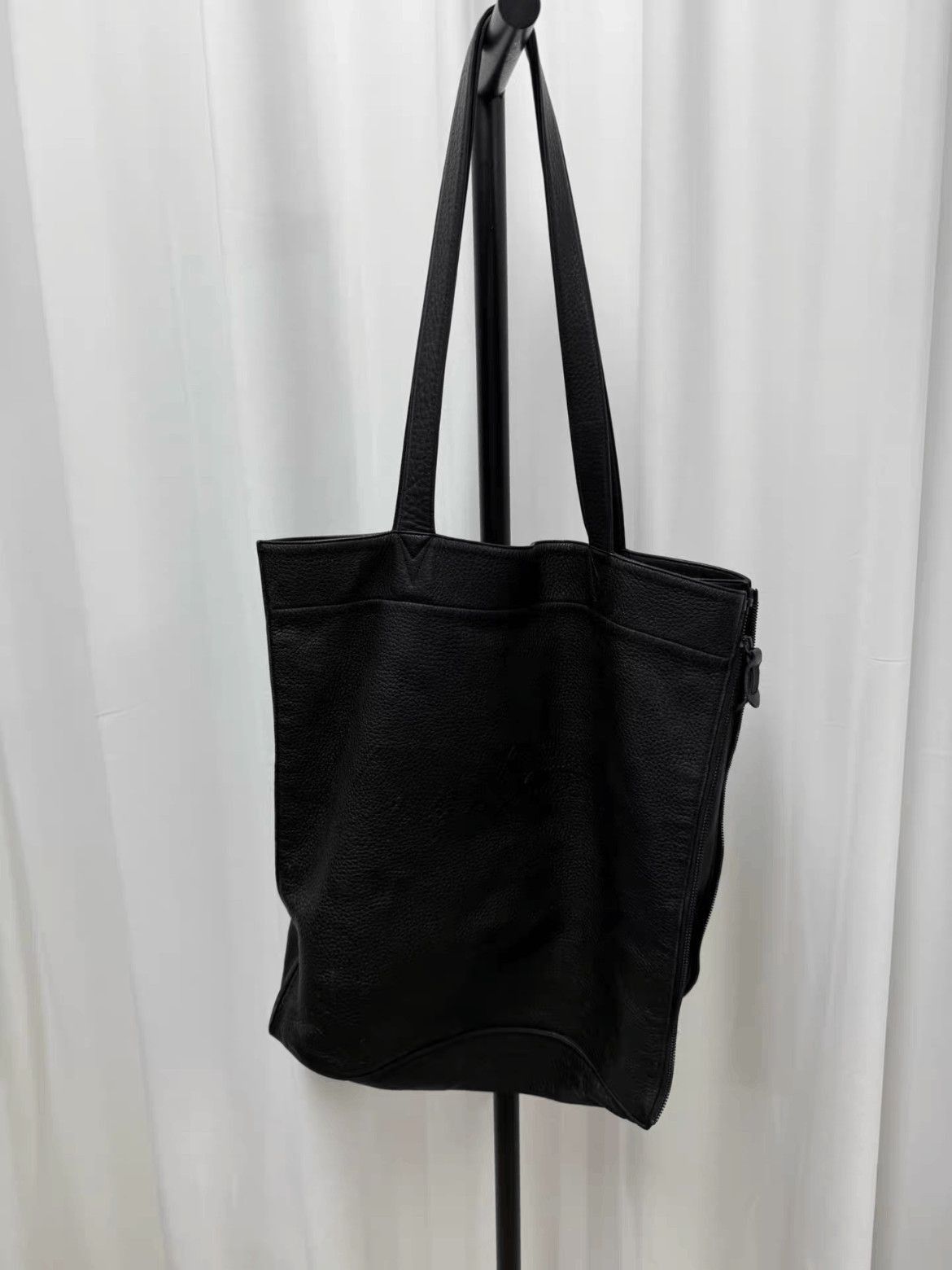 Yohji Yamamoto Yohji Yamamoto Pour Homme Logo Leather Tote Bag-2507 Size ONE SIZE - 2 Thumbnail