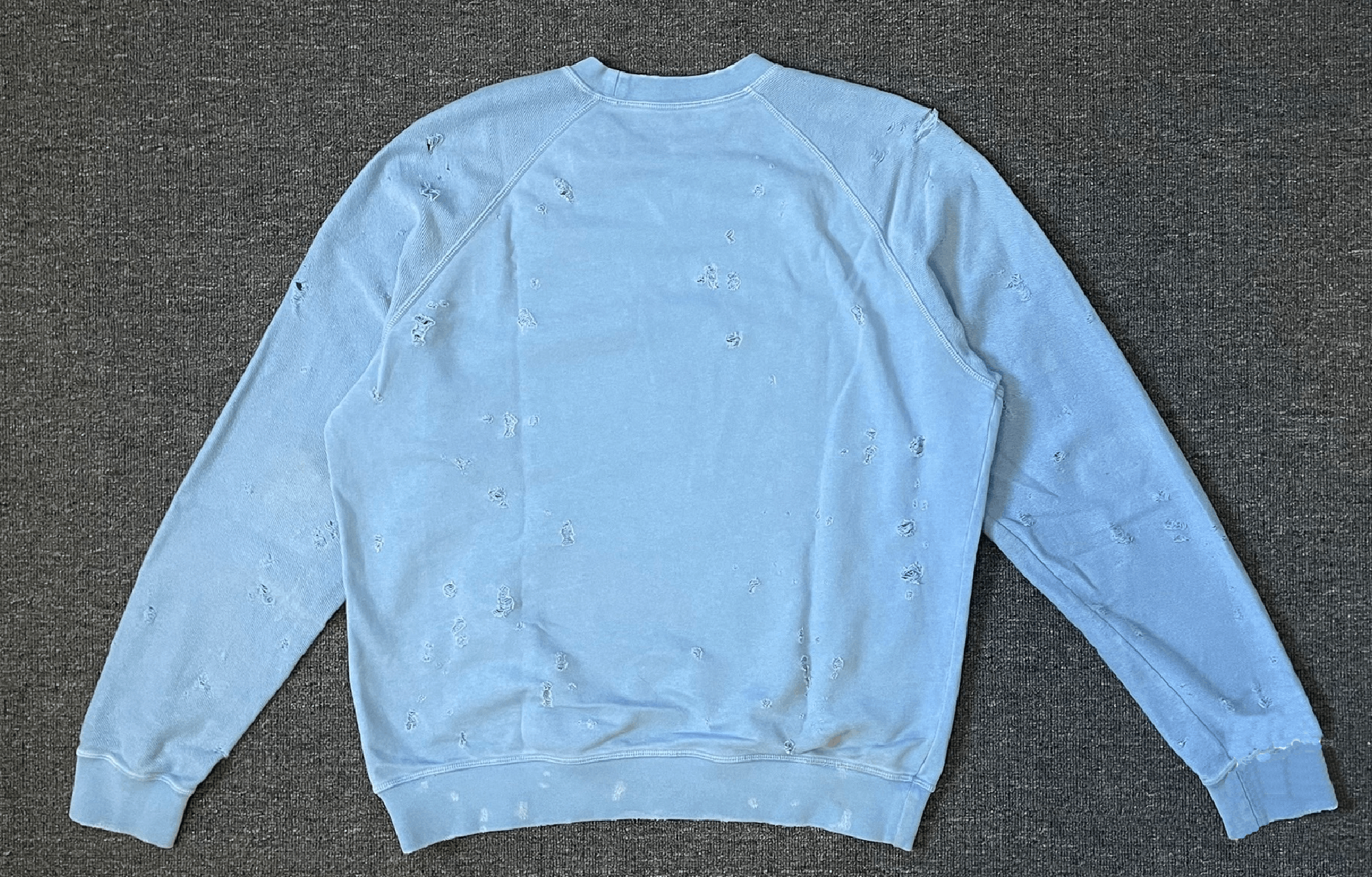 Dsquared2 DSQUARED2 blue destruction sweatshirt size XL Size US XL / EU 56 / 4 - 4 Thumbnail