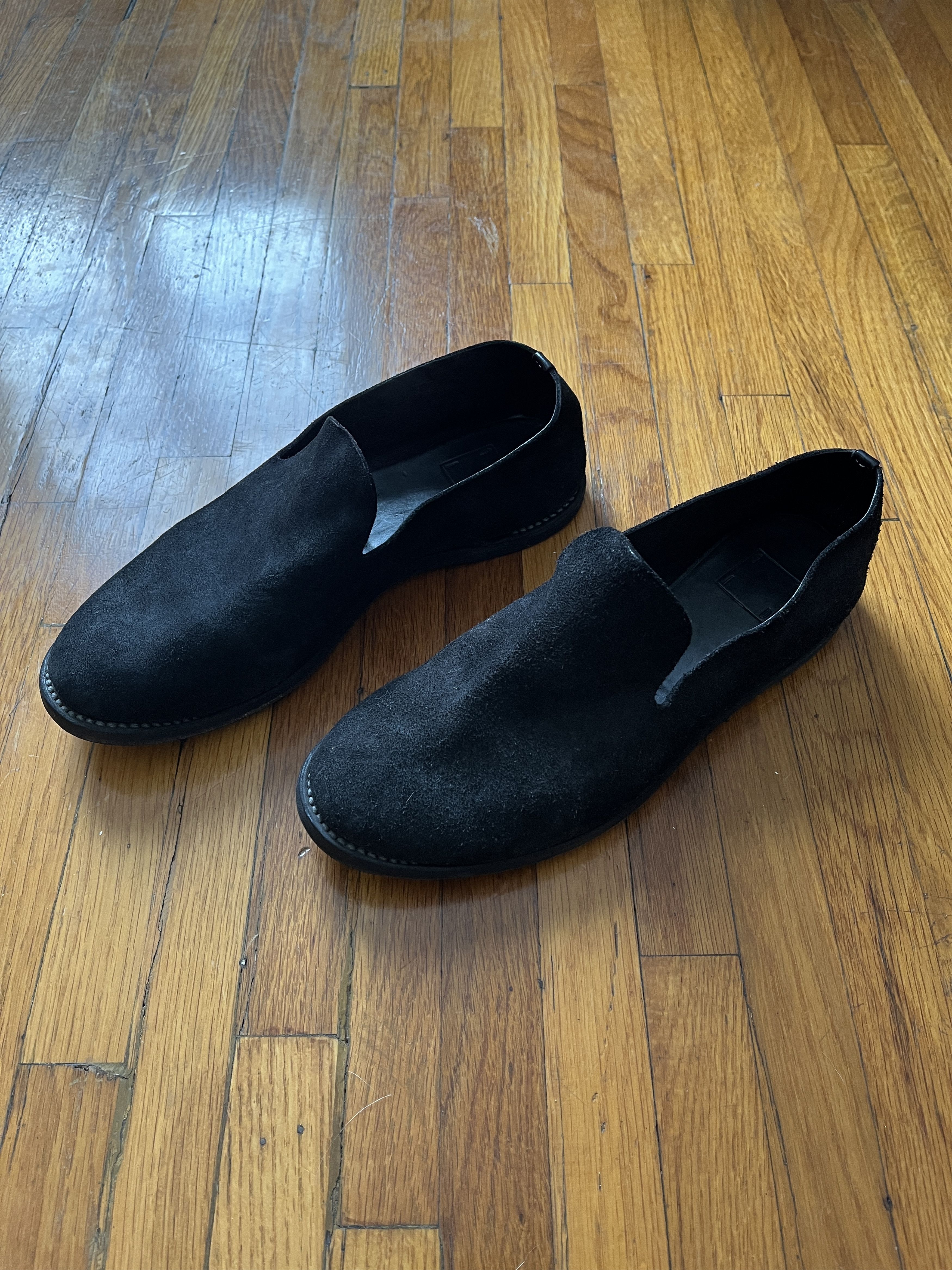 Guidi E28 Slip Ons, black suede Size US 8 / EU 41 - 2 Thumbnail
