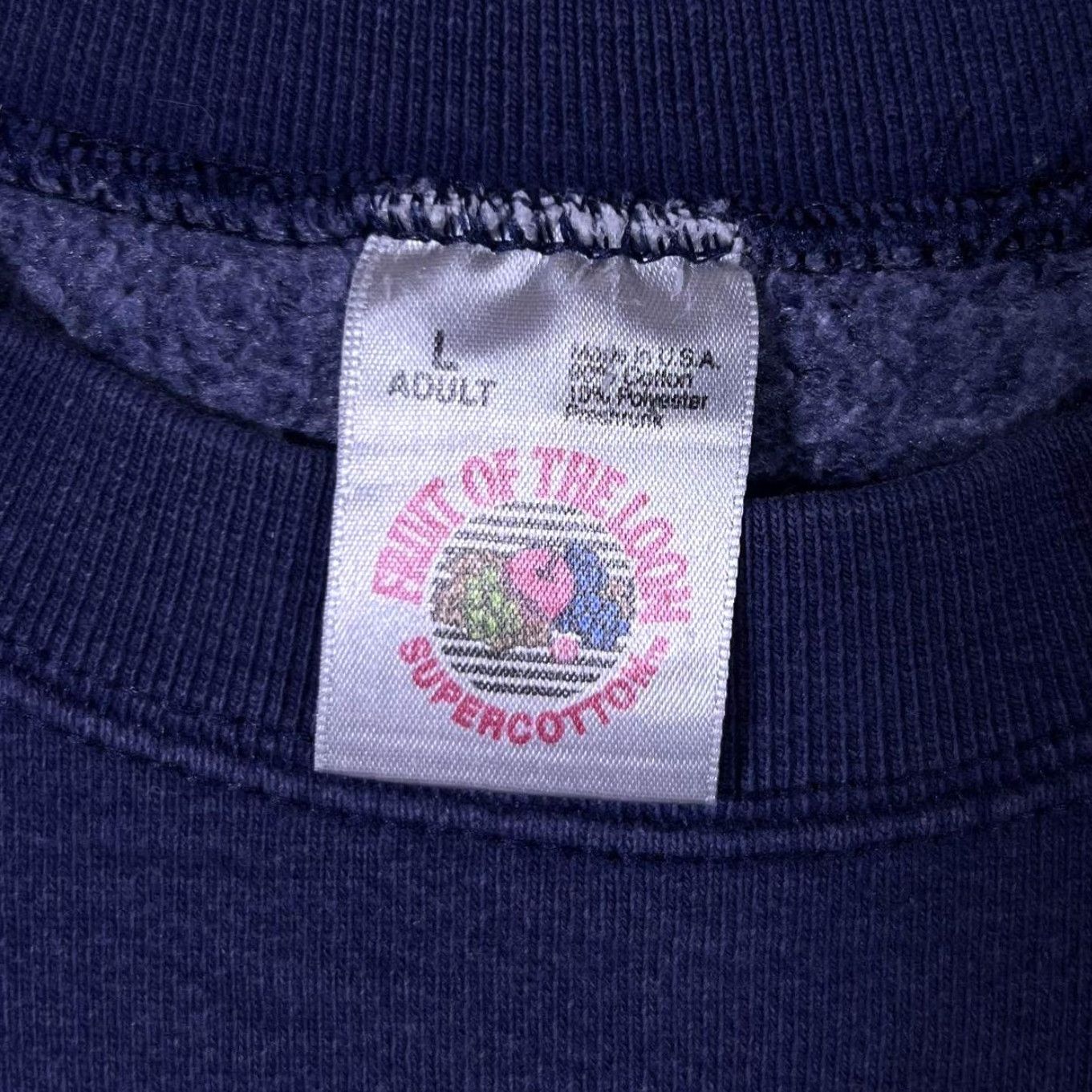 Fruit Of The Loom VINTAGE Korean War Veterans Memorial 1995 Embroidered Navy Blue Sweatshirt Large Mens Size US L / EU 52-54 / 3 - 4 Thumbnail