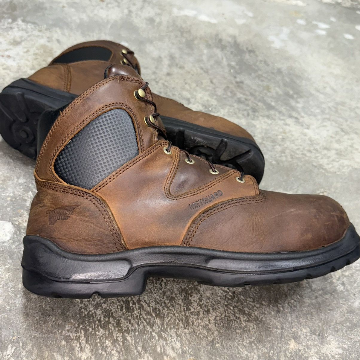 Red Wing Red Wing Metguard Industrial Work Boots Leather Size US 13 / EU 46 - 7 Thumbnail