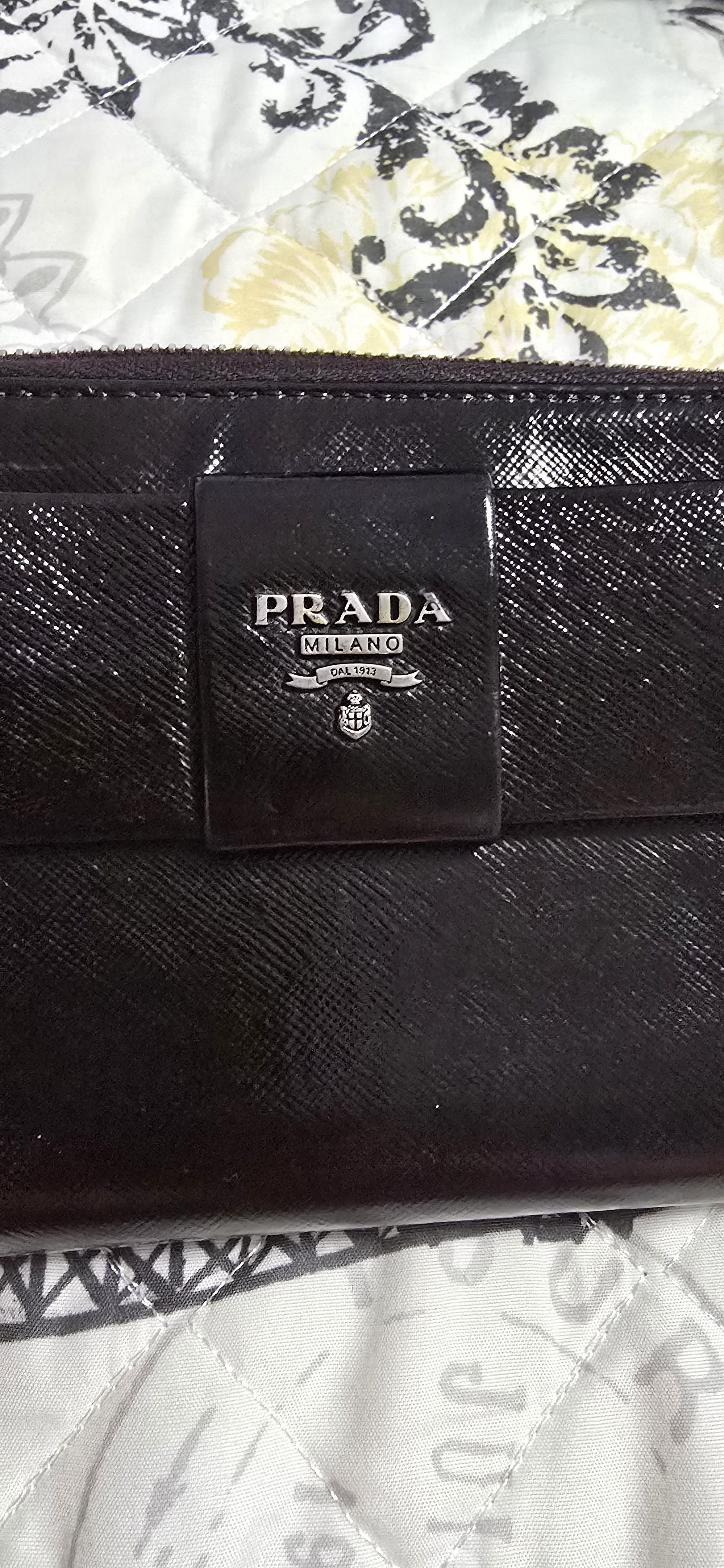 Prada Saffiano Fiocco Zippy Wallet Size ONE SIZE - 4 Thumbnail