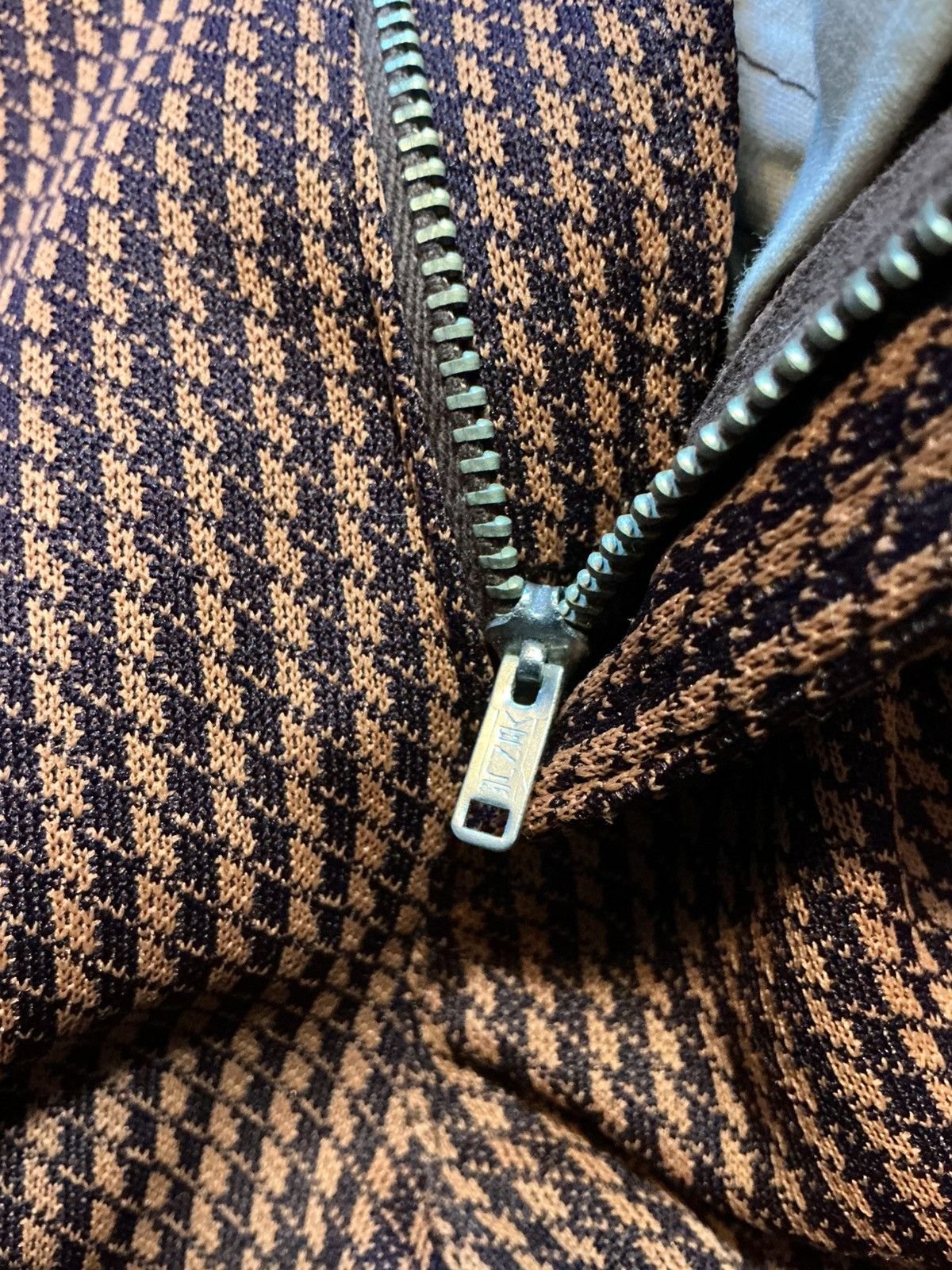 Vintage Vintage 70s Houndstooth Knit Flare Disco Leisure Dress Pants Size US 34 / EU 50 - 4 Thumbnail