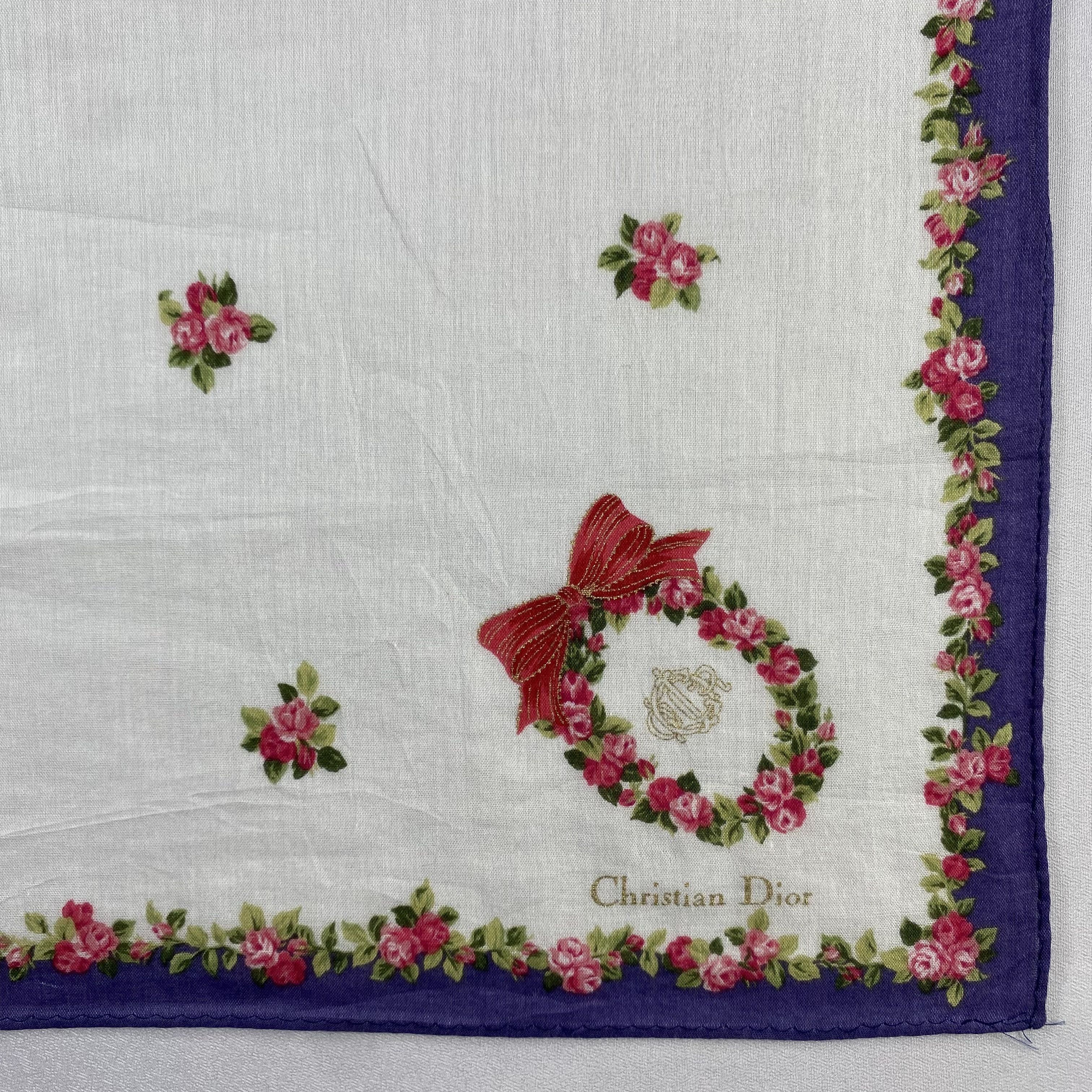Vintage Christian Dior Monsieur Handkerchief / Neckerchief-P1893 Size ONE SIZE - 3 Thumbnail