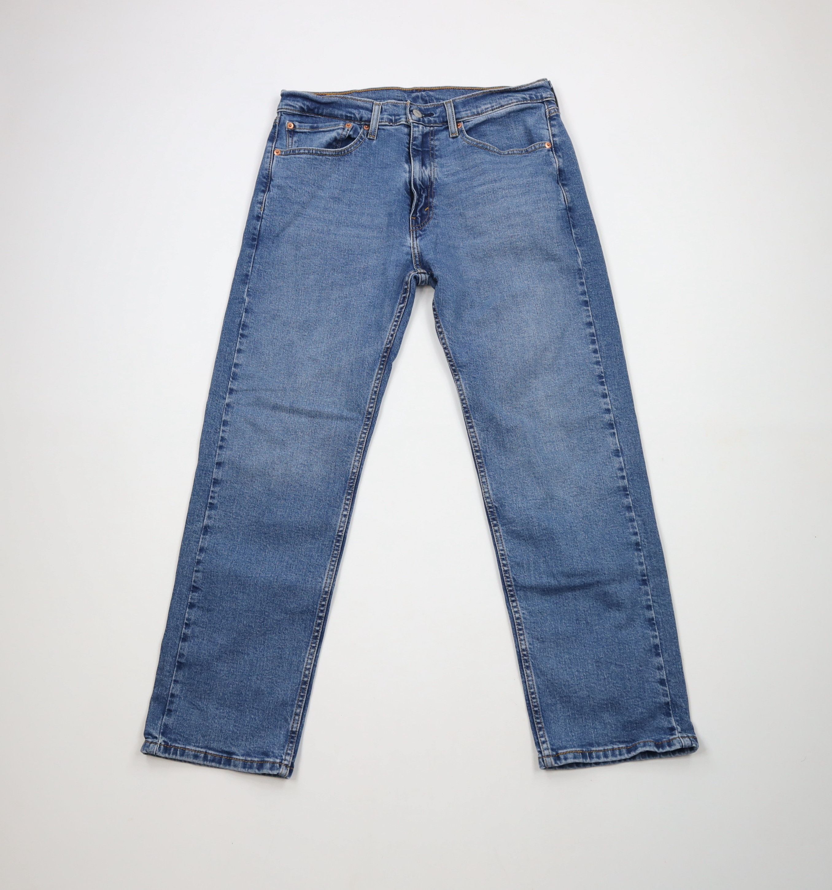 Levi's × Vintage Vintage Y2K Levis 505 Regular Straight Denim Jeans Stretch Size US 34 / EU 50 - 1 Thumbnail