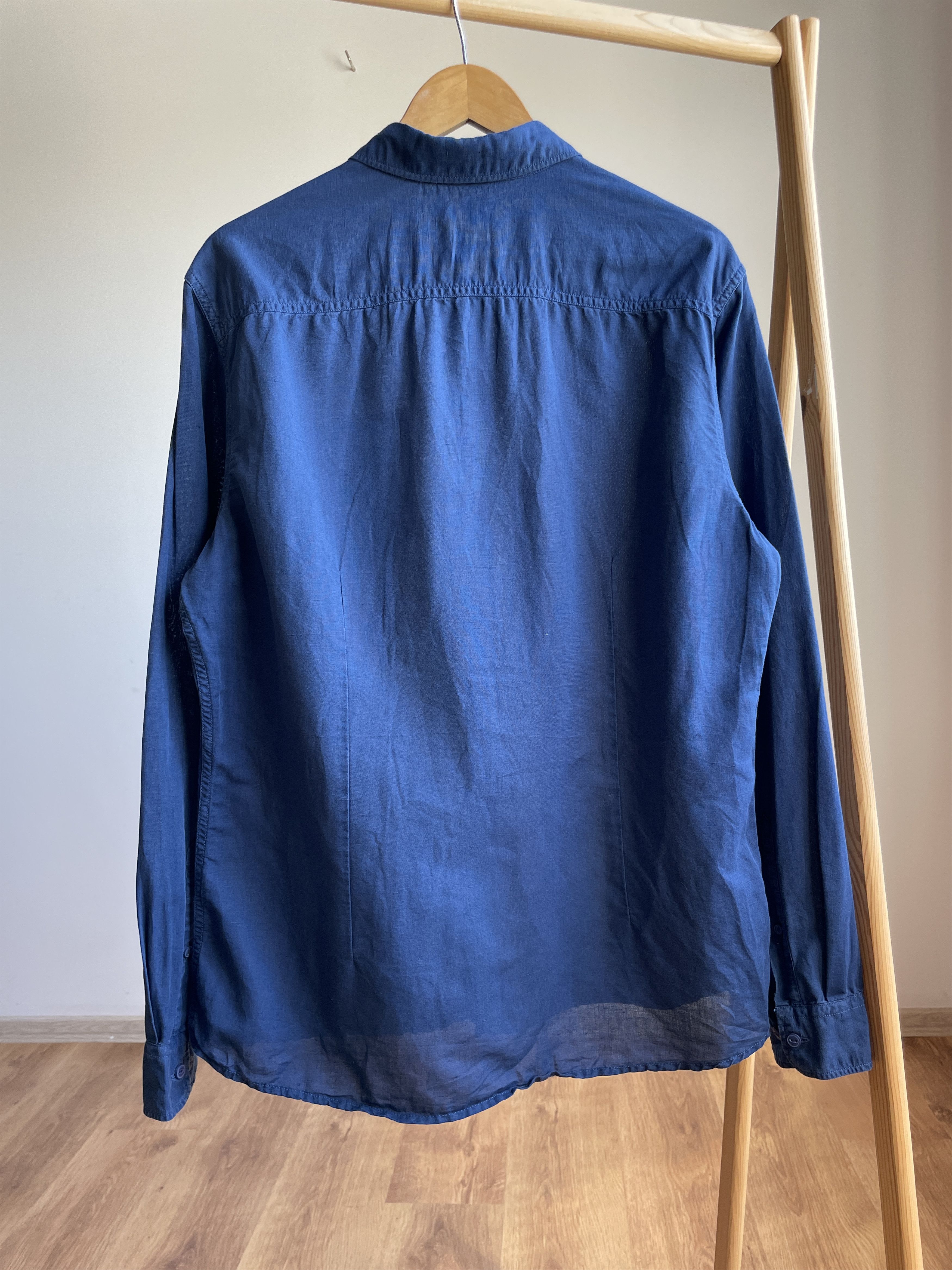 Hackett Hackett HKT Linen Slim Fit Shirt Size L Size US L / EU 52-54 / 3 - 2 Thumbnail