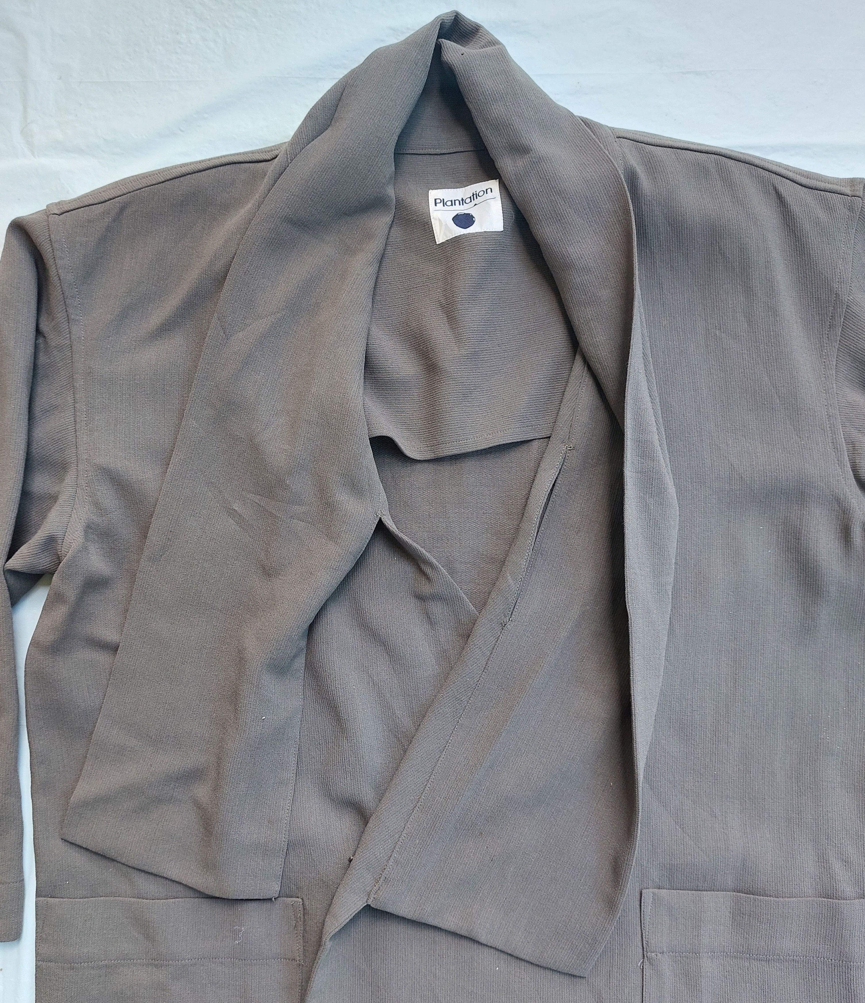 Issey Miyake PLANTATION by ISSEY MIYAKE oversized collar wool coat Size US M / EU 48-50 / 2 - 2 Thumbnail