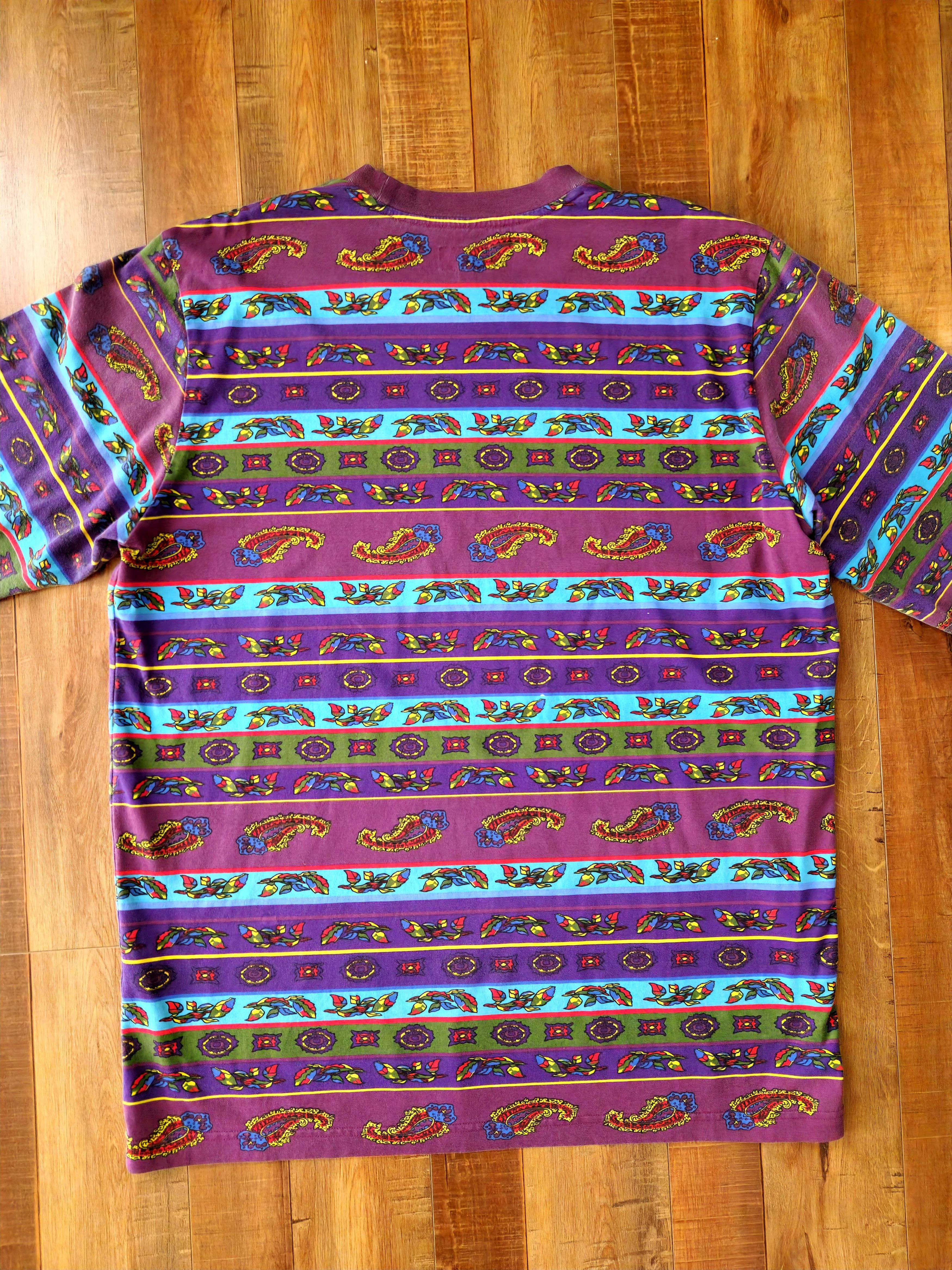 Supreme Supreme SS16 Striped Paisley Longsleeve Size US XL / EU 56 / 4 - 2 Thumbnail