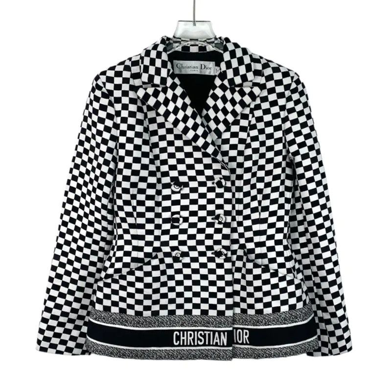 Dior Color Block Cotton Women's Jacket 0089