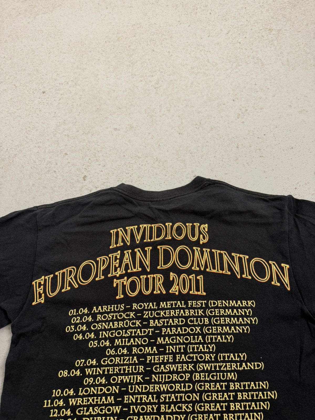 Band Tees Malevolent Creation 2011 Tour Rock T-Shirt Size US S / EU 44-46 / 1 - 8 Thumbnail