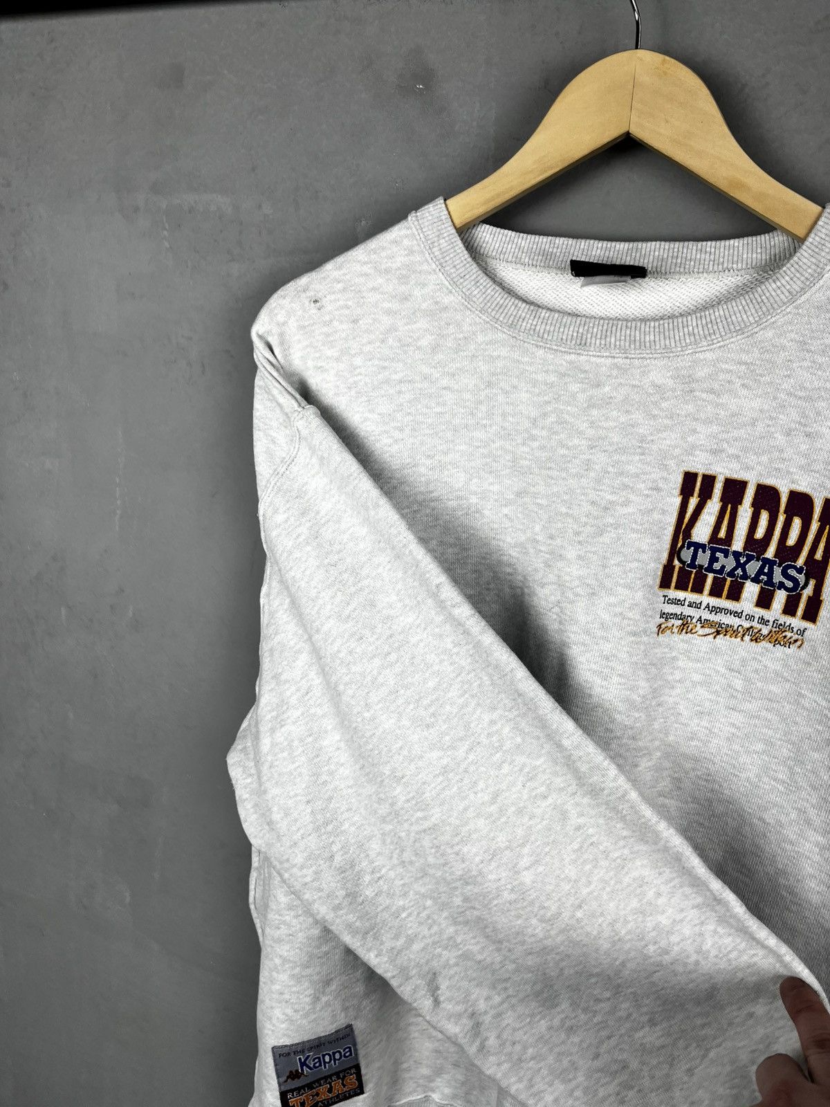 Kappa Kappa Texas vintage 90s sweatshirt Size US L / EU 52-54 / 3 - 11 Thumbnail