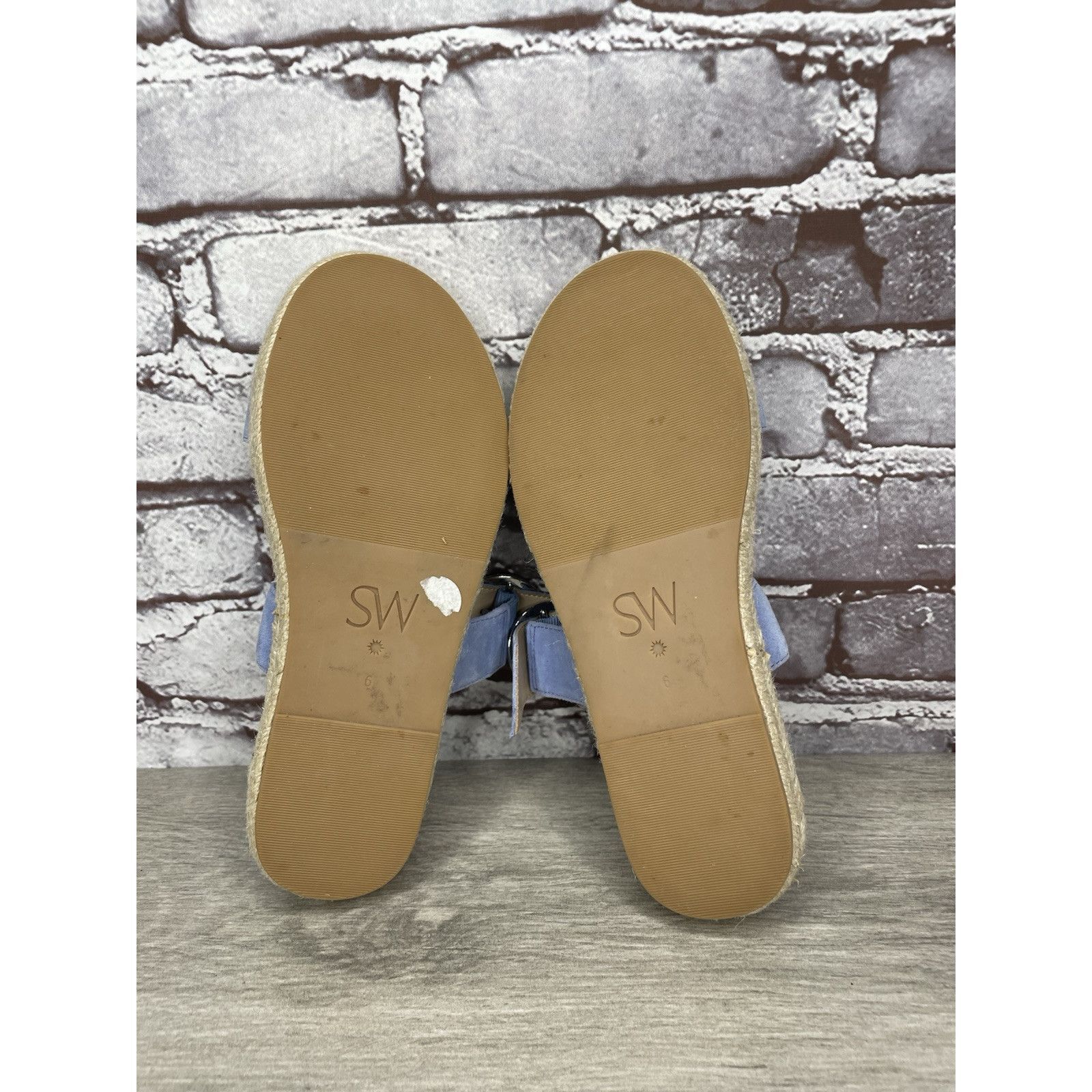 Stuart Weitzman Stuart Weitzman Periwinkle Blue Suede Leather Espadrille San Size US 6 / IT 36 - 20 Thumbnail