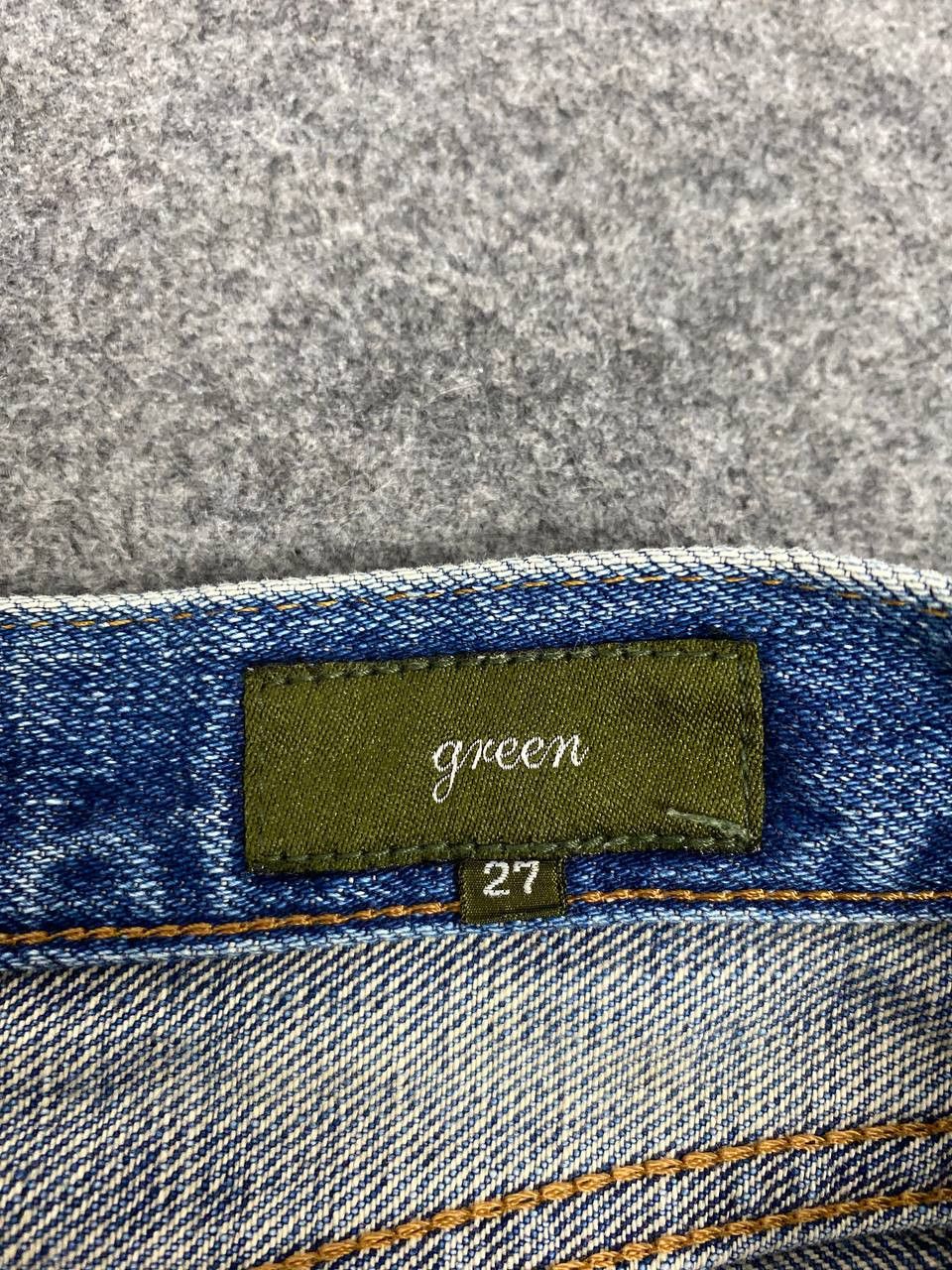 Japanese Brand green bowles co japanese brands selvedge distressed denim Size US 32 / EU 48 - 11 Thumbnail