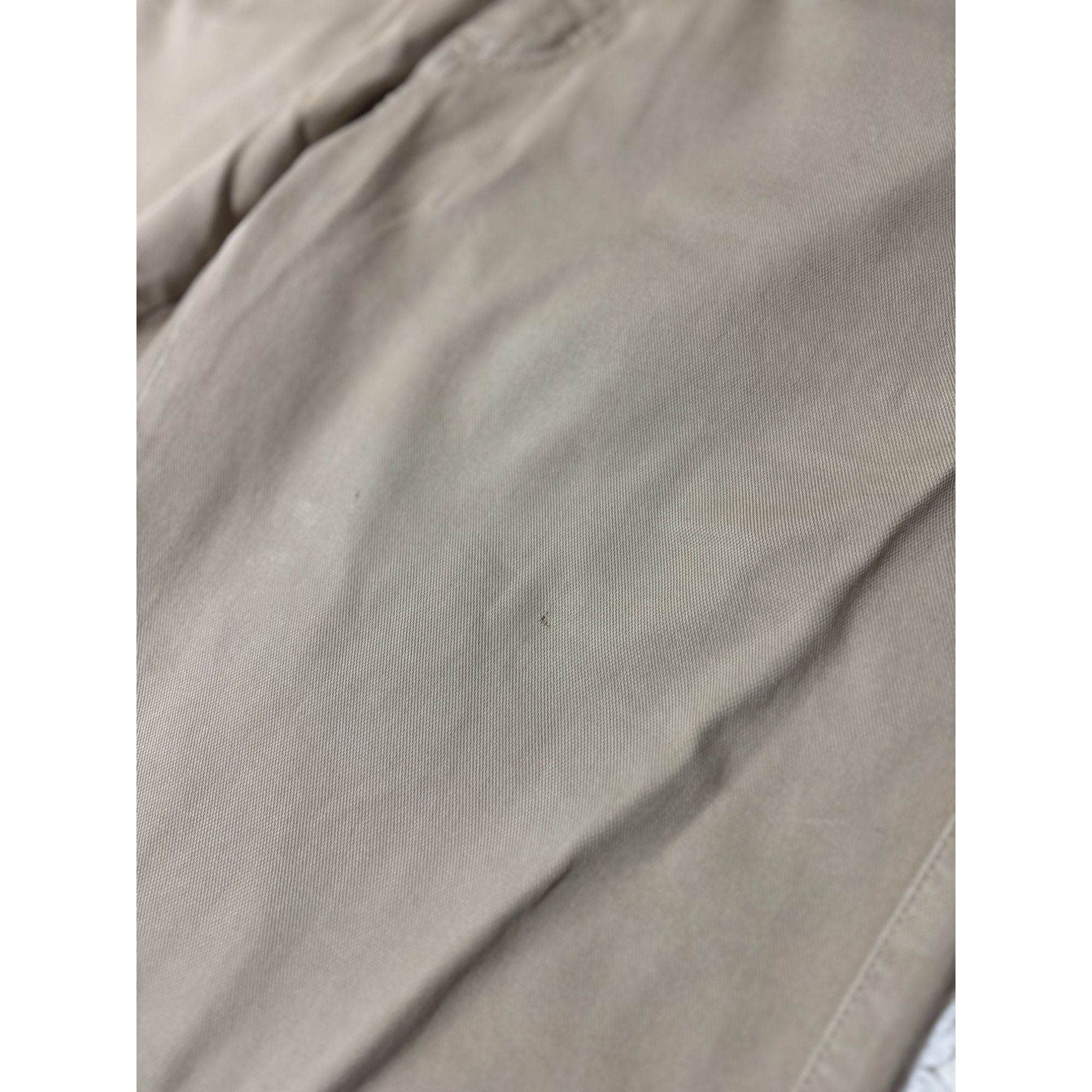 Ermenegildo Zegna Ermenegildo Zegna Beige Cotton Flat Front Casual Pants Jeans Size 38R - 4 Thumbnail