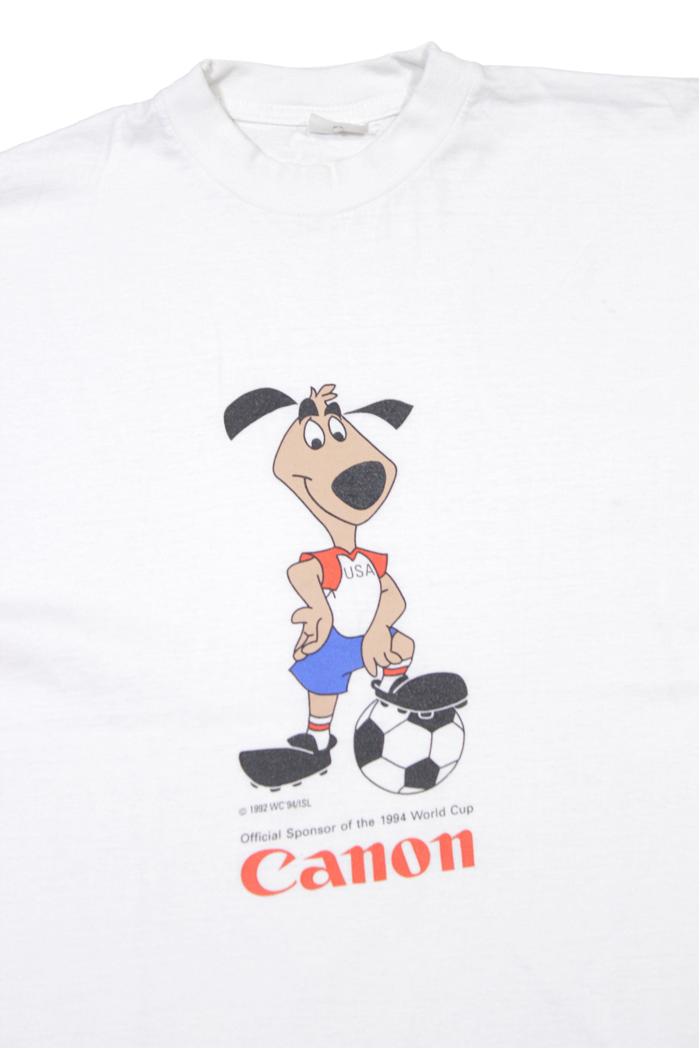 Canon 1992 World Cup Big Logo T-Shirt Size US L / EU 52-54 / 3 - 3 Thumbnail