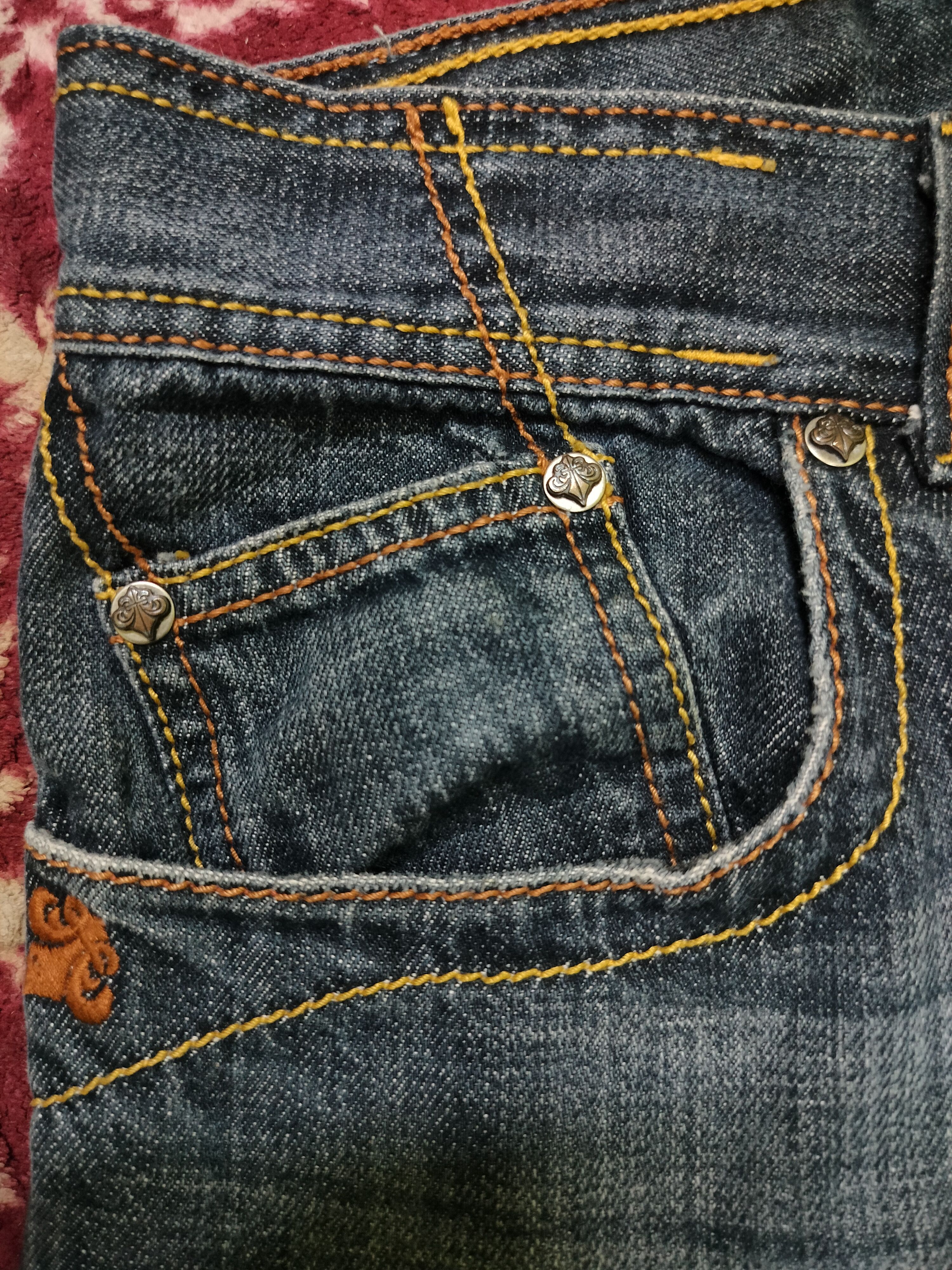 Affliction Y2K Affliction Embroidery Jeans Size US 41 - 5 Thumbnail