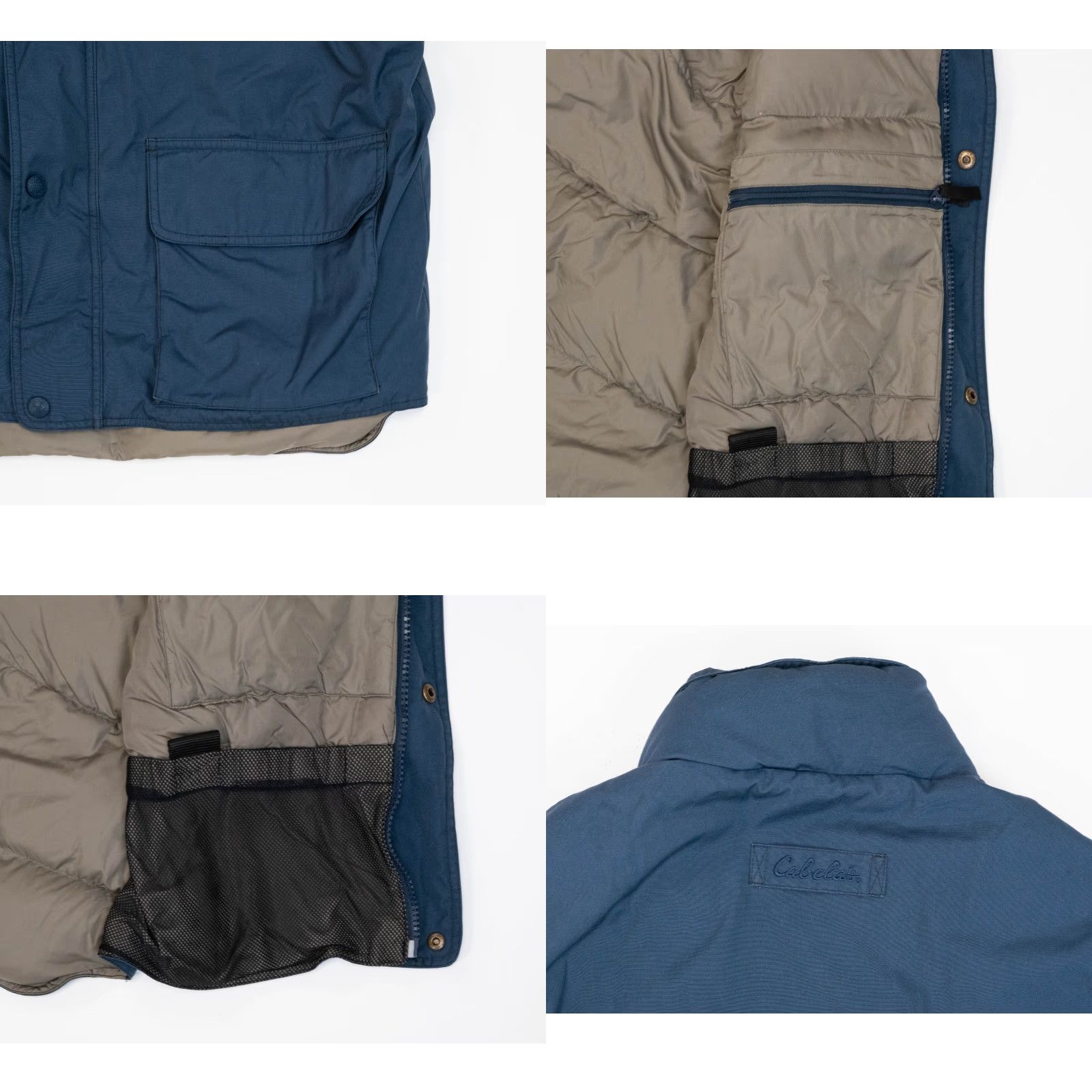 Vintage VINTAGE Cabela’s Goose Down Puffer Vest Blue Men’s XL Hunting Lined Size US XL / EU 56 / 4 - 10 Thumbnail