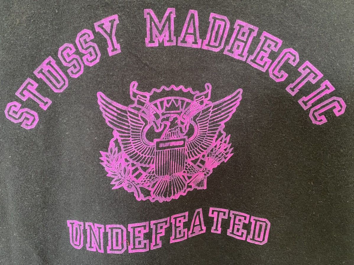 Stussy Vtg Stussy X Mad Hectic X undefeated Camo logo tee Size US S / EU 44-46 / 1 - 4 Thumbnail