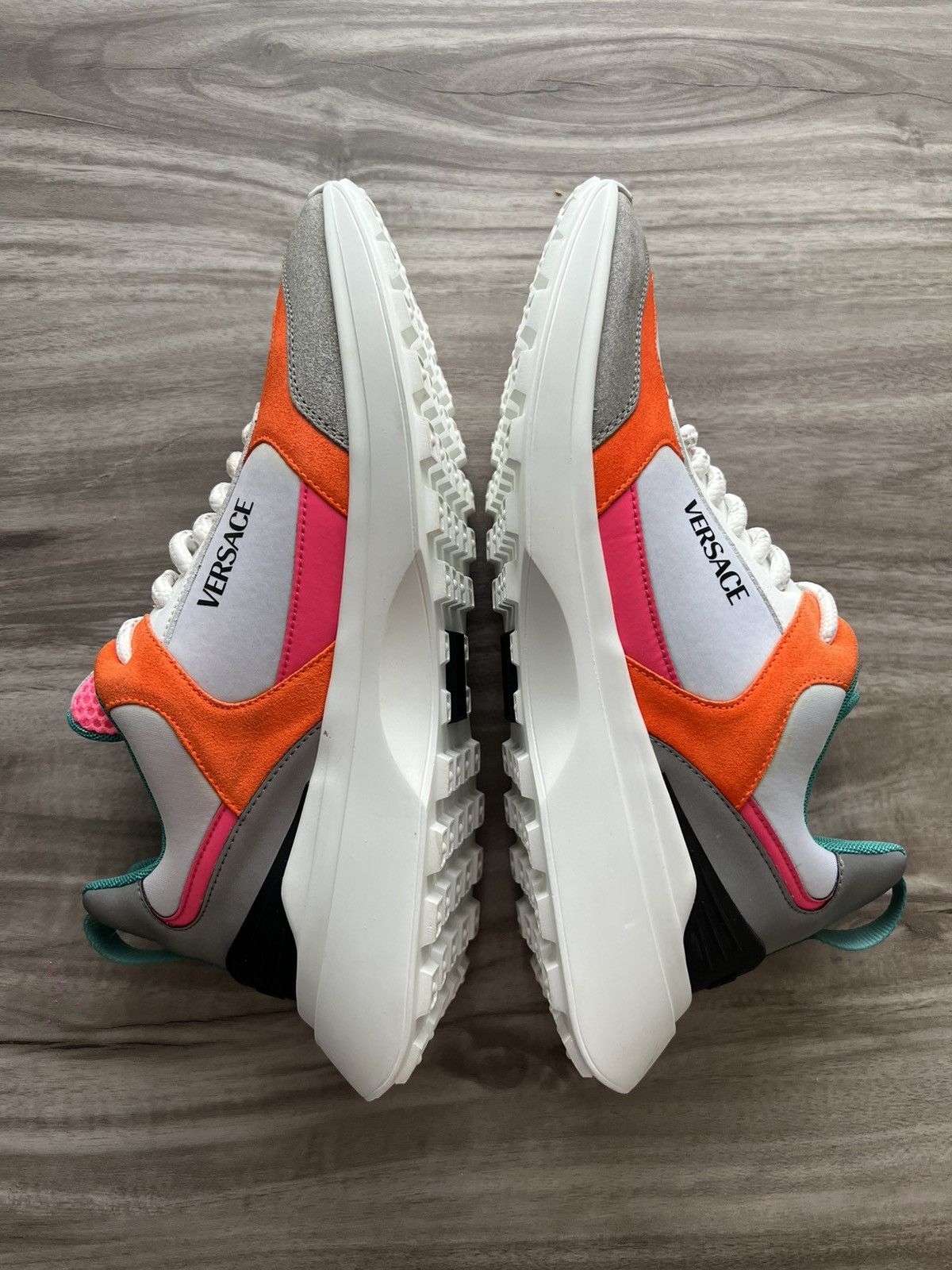 Versace Versace Low Top Multicolor Trainer WORN ONCE size 9.5 Womens Size US 9.5 / IT 39.5 - 2 Thumbnail