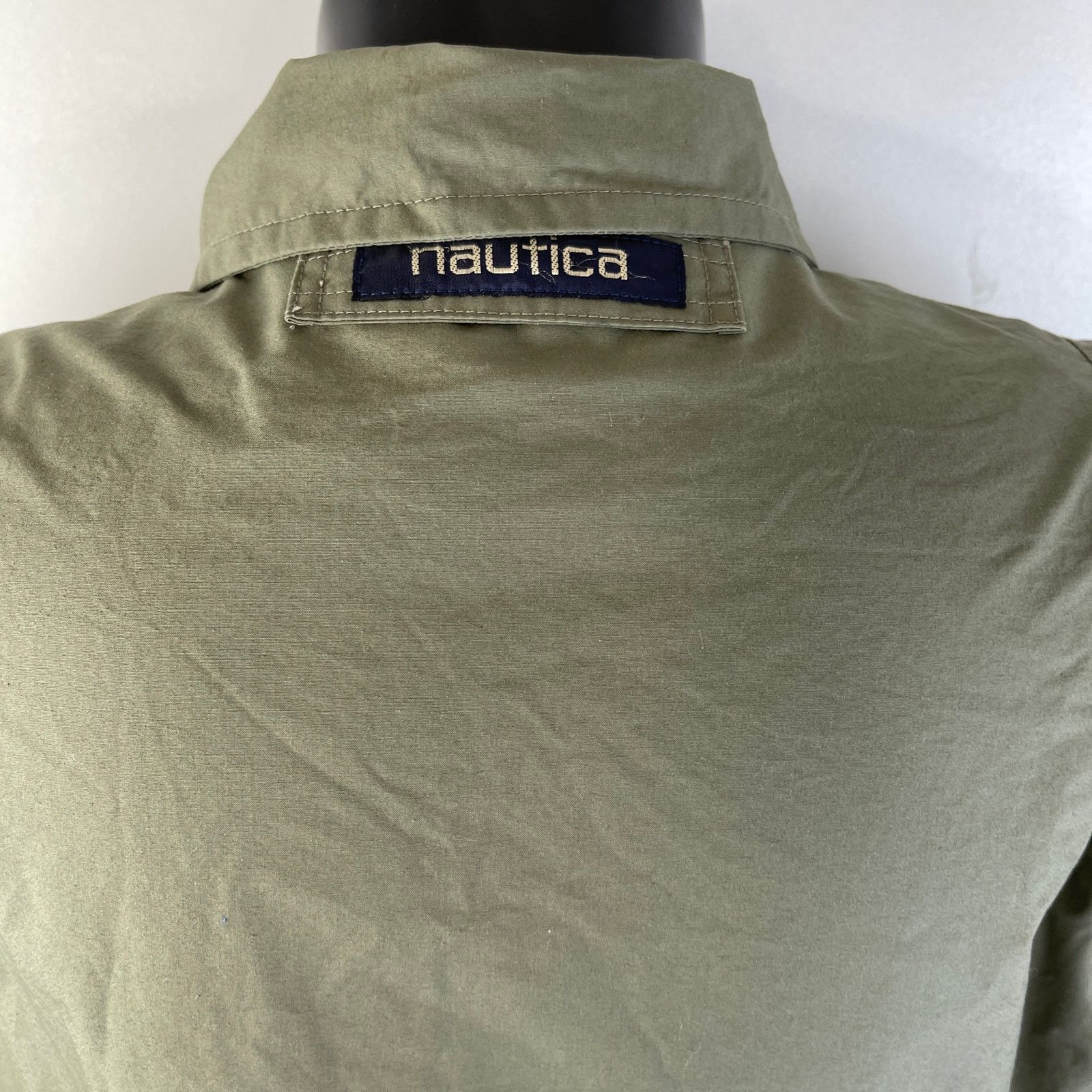 Nautica × Vintage Vintage 80s Nautica Men's Spinnaker Jacket Medium Green Size US M / EU 48-50 / 2 - 7 Thumbnail