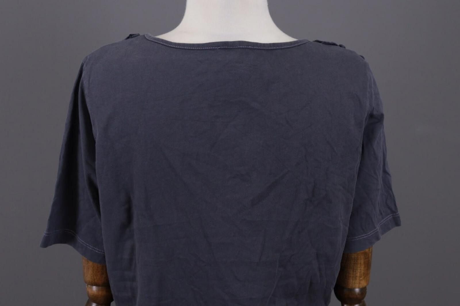 Designer Deerberg by Oska Gray Embroidered Relaxed Knee Dress Size L Size L / US 10 / IT 46 - 9 Thumbnail