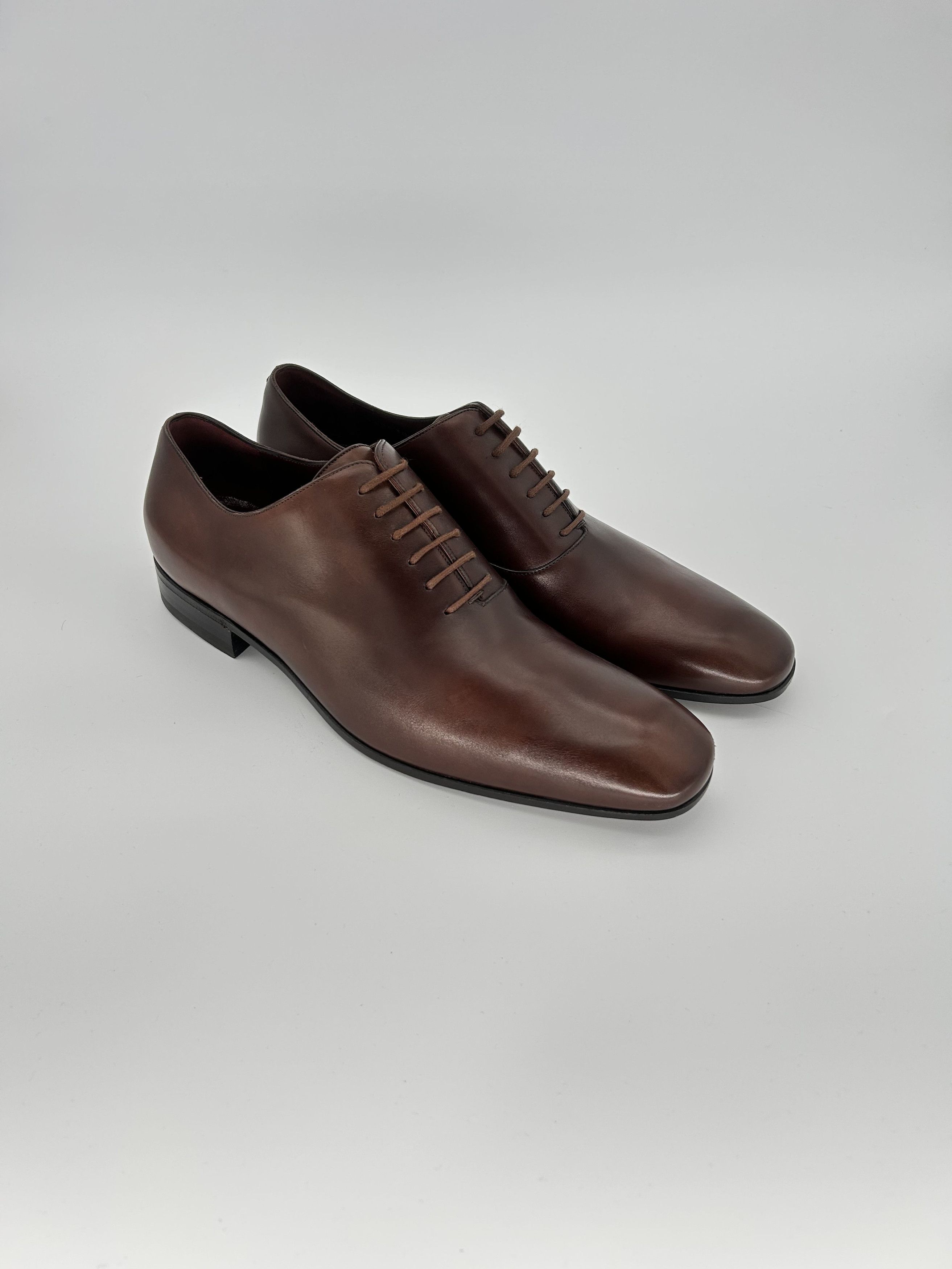 Gucci Gucci Brown '2 Piece' Leather Oxford Shoe Size US 10 / EU 43 - 1 Thumbnail