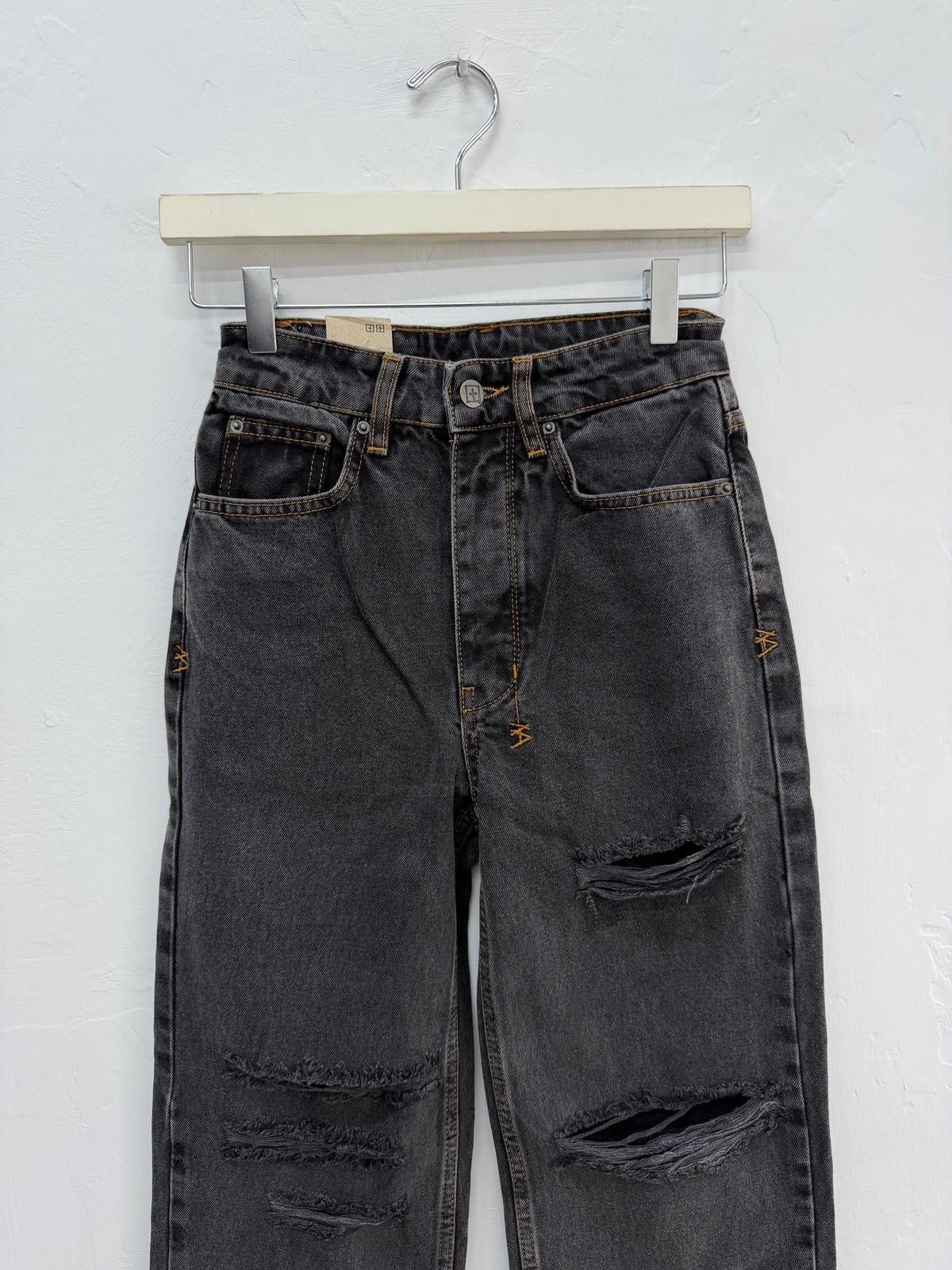 Ksubi new ksubi womens denim jeans brooklyn jean raven sliced 24 6 Size 24" / US 00 / IT 34 - 3 Thumbnail