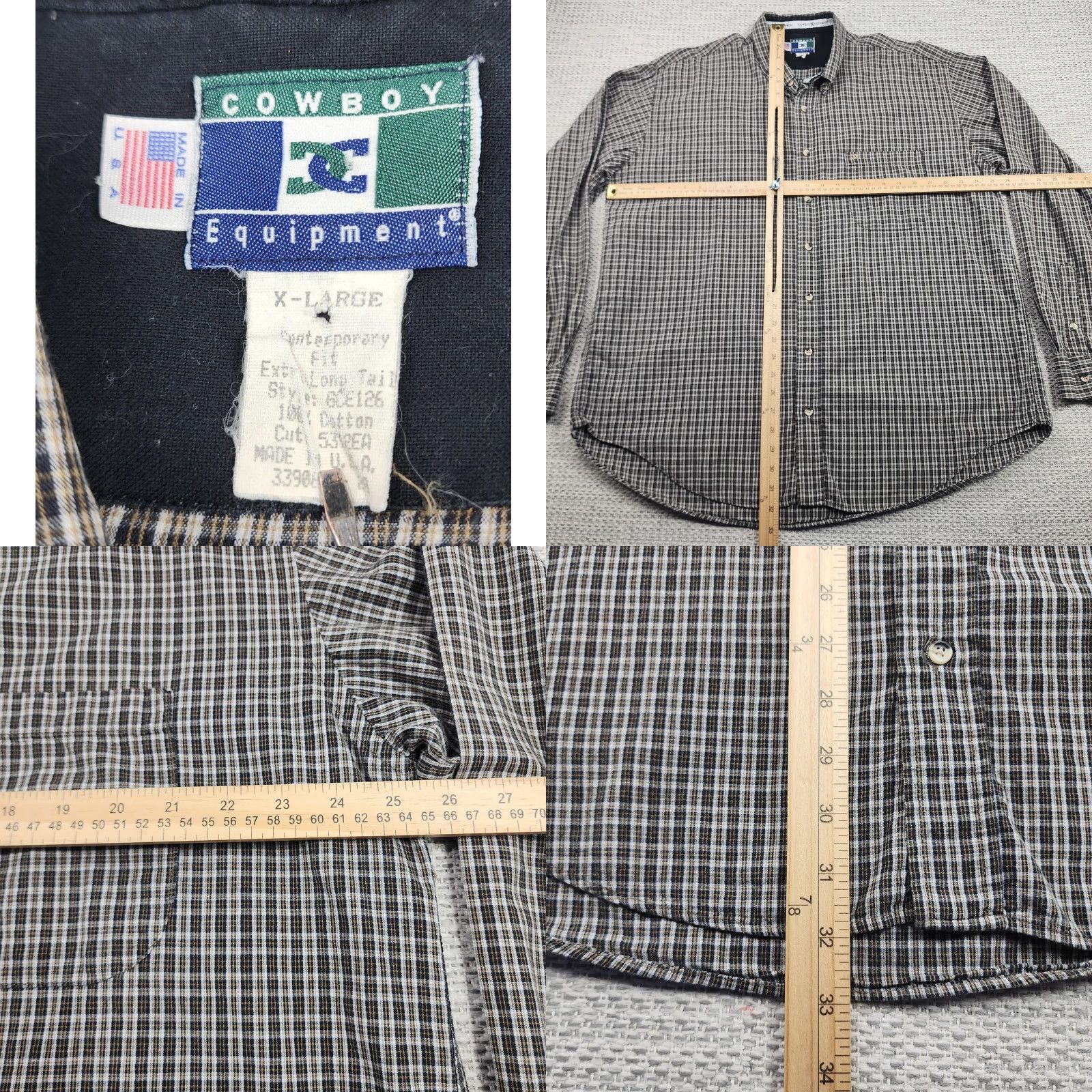 Equipment VINTAGE Cowboy Equipment Shirt Mens XL Western Size US XL / EU 56 / 4 - 8 Thumbnail