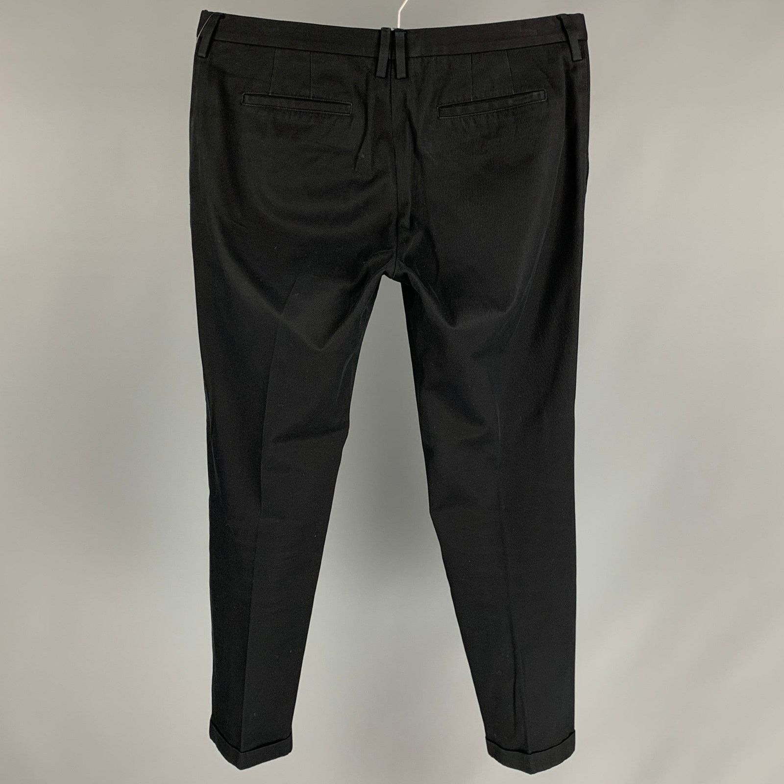Paul Smith PAUL SMITH Size 36 Black Cotton Chino Casual Pants Size US 36 / EU 52 - 2 Thumbnail
