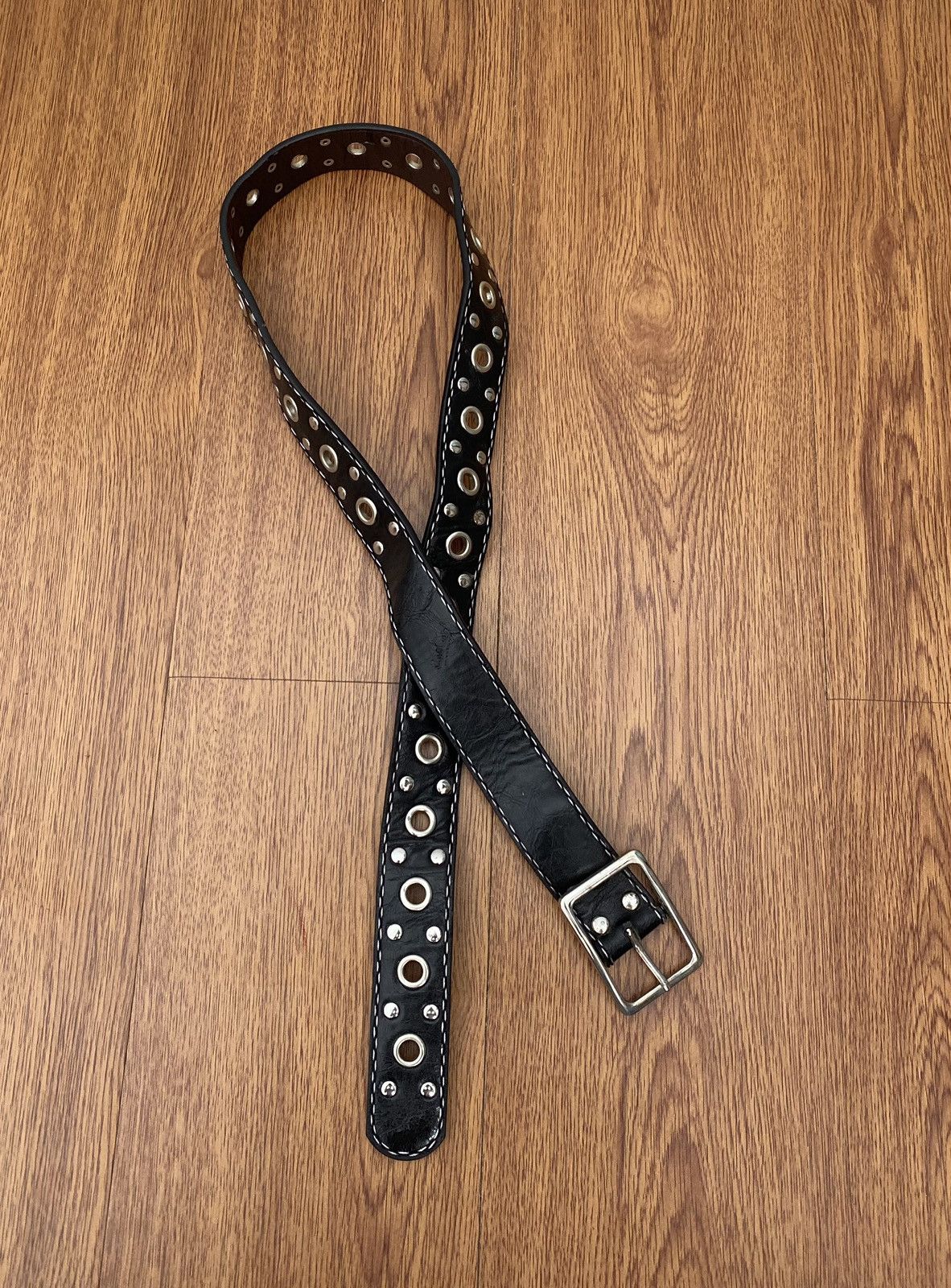 If Six Was Nine × Japanese Brand × Le Grande Bleu (L.G.B.) Black ringer punk belt Size ONE SIZE - 1 Thumbnail