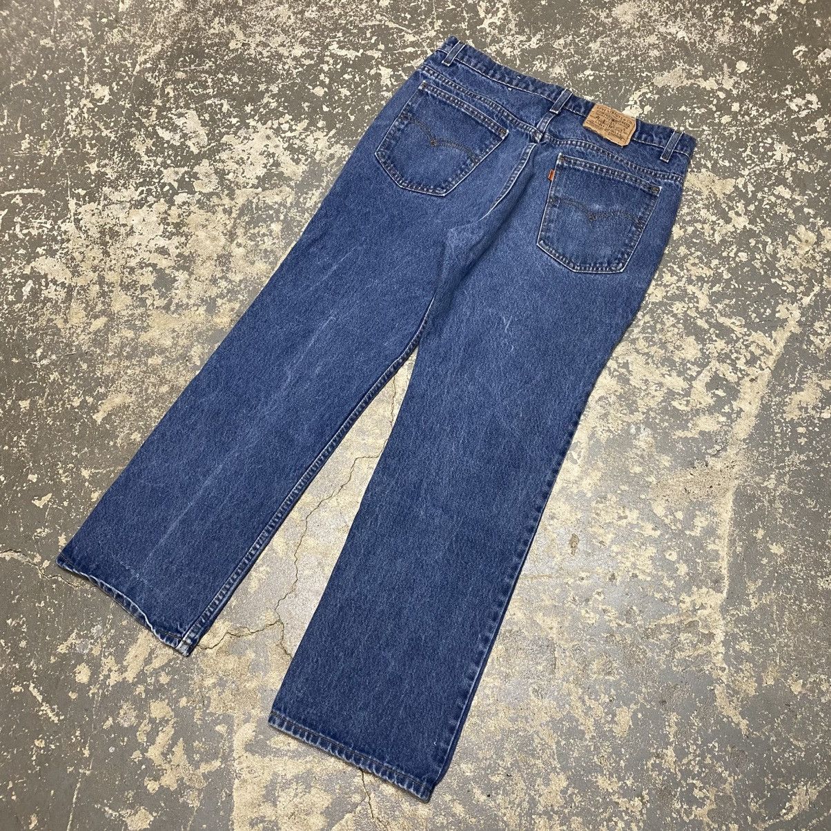 Levi's × Vintage Vintage Levi’s 517 Boot Cut Blue Denim Jeans USA 80s Size US 34 / EU 50 - 2 Thumbnail