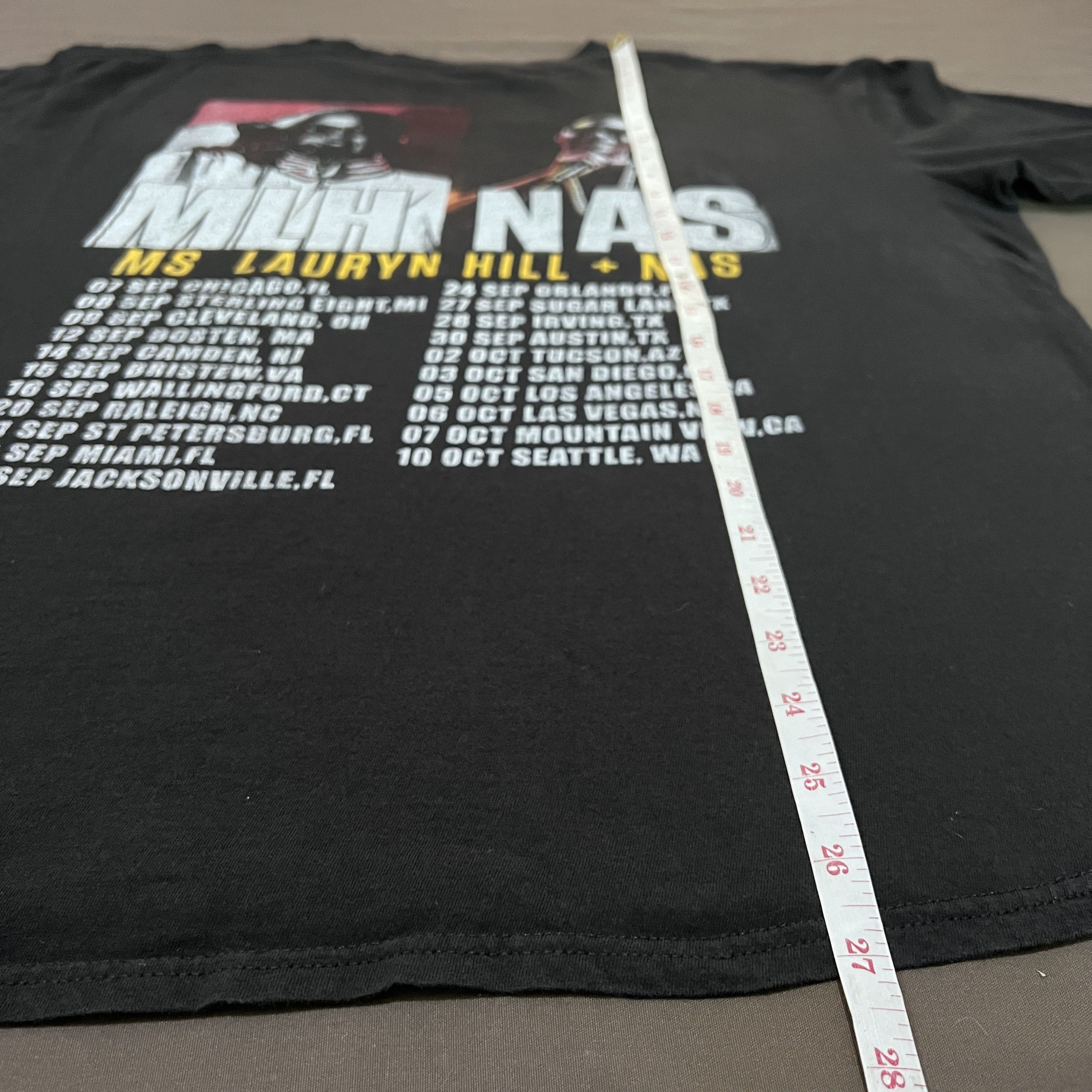 Band Tees MLH LAURYN HILL & NAS Concert Promo Tee XL Size US XL / EU 56 / 4 - 8 Thumbnail