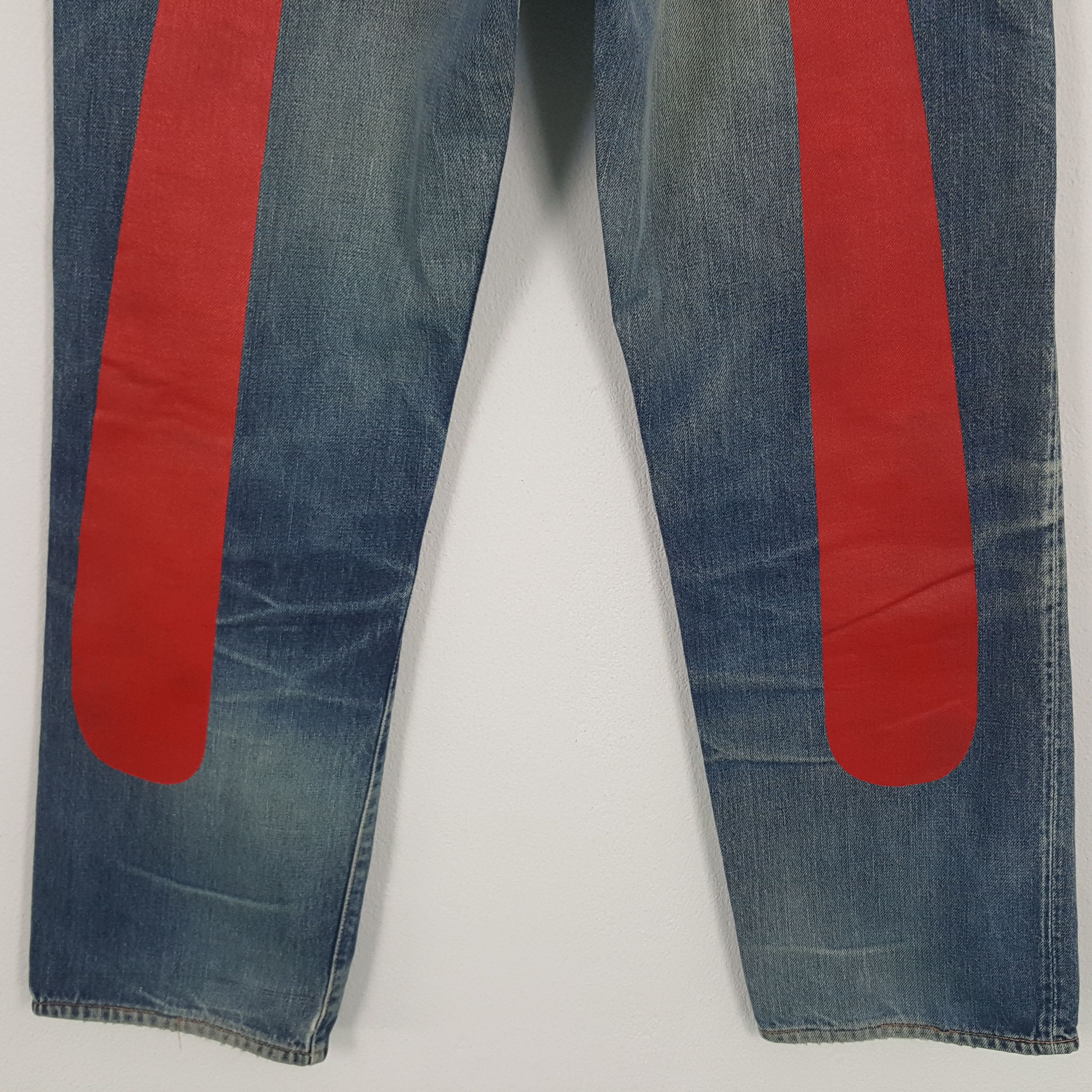 Evisu × Japanese Brand × Vintage Vintage Evisu Japanese Brand Daicock Custom Art Denim Jeans Size US 27 - 3 Thumbnail