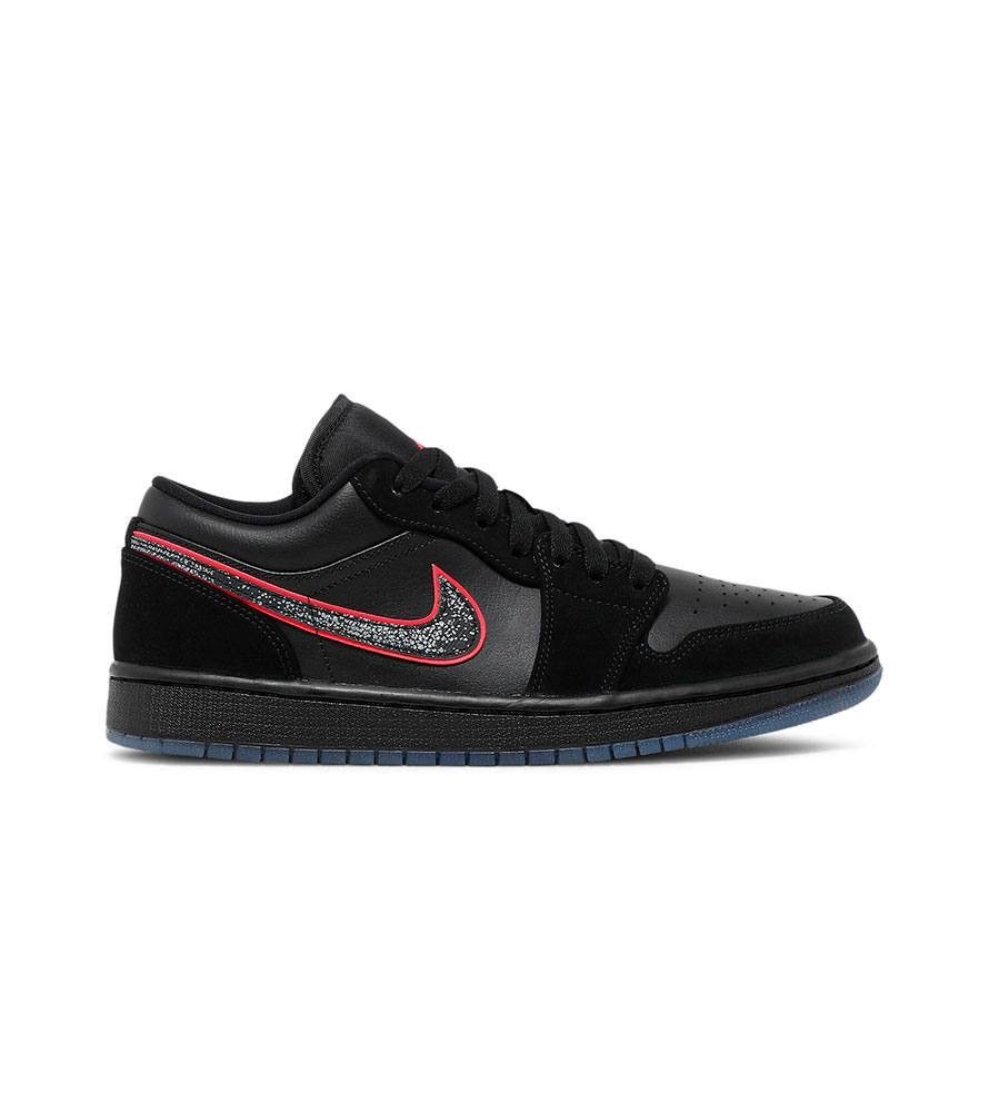 Jordan Brand Nike Air Jordan 1 Low Red Orbit Black Sneakers Limited Rare Size US 7.5 / IT 37.5 - 1 Thumbnail