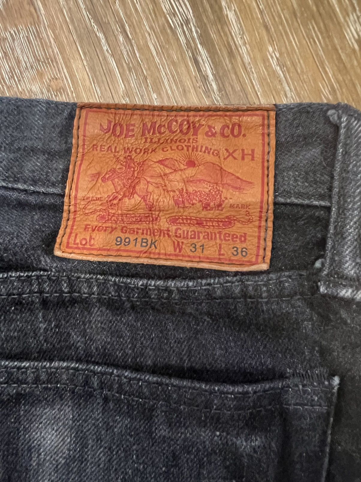 The Real McCoy's The real mccoy’s joe mccoy lot 991BK selvedge denim Size US 31 - 6 Thumbnail