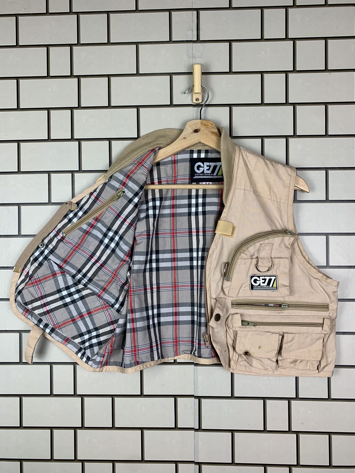 Japanese Brand Vintage Gett Multi Pocket Vest Size US M / EU 48-50 / 2 - 17 Thumbnail