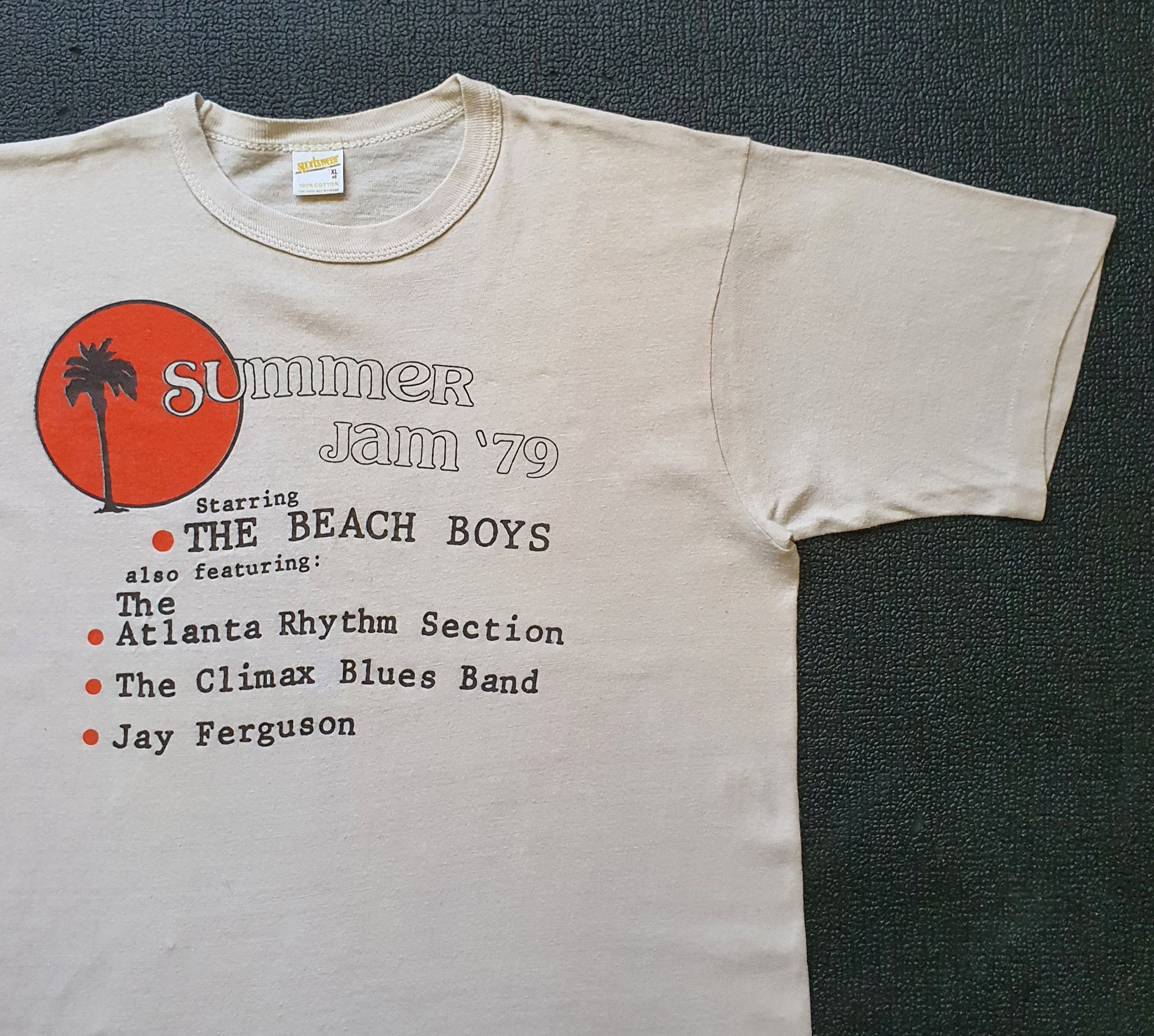 1979 Summer Jam The Beach Boys Vintage rock T shirt size M
