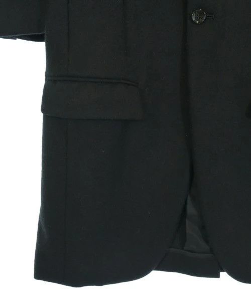 Comme des Garcons Black Coat Plain Wool Long Length Size US XS / EU 42 / 0 - 6 Thumbnail