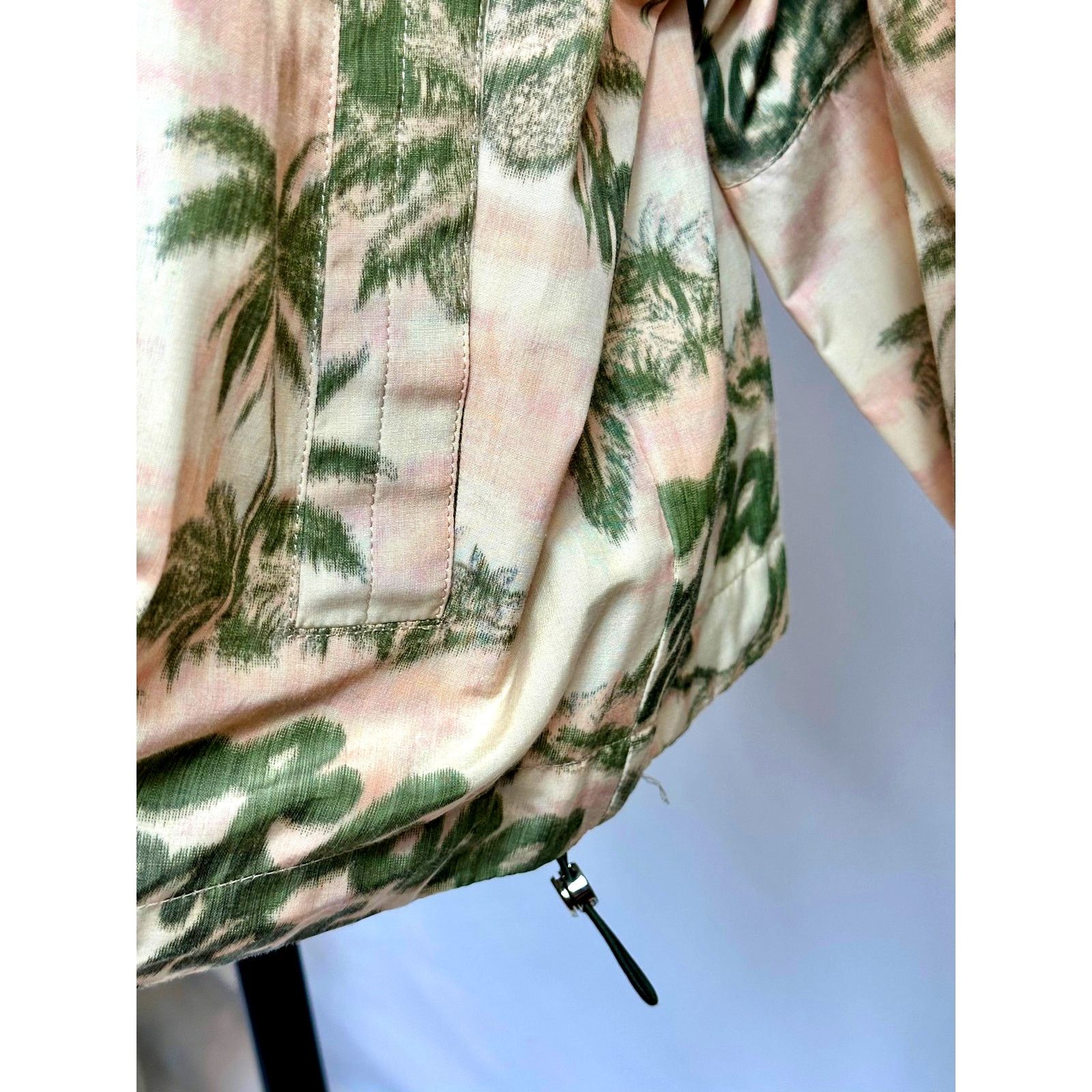 Maje Maje Palm Tree Print Jacket with hood Size 38 (M) Size M / US 6-8 / IT 42-44 - 15 Thumbnail