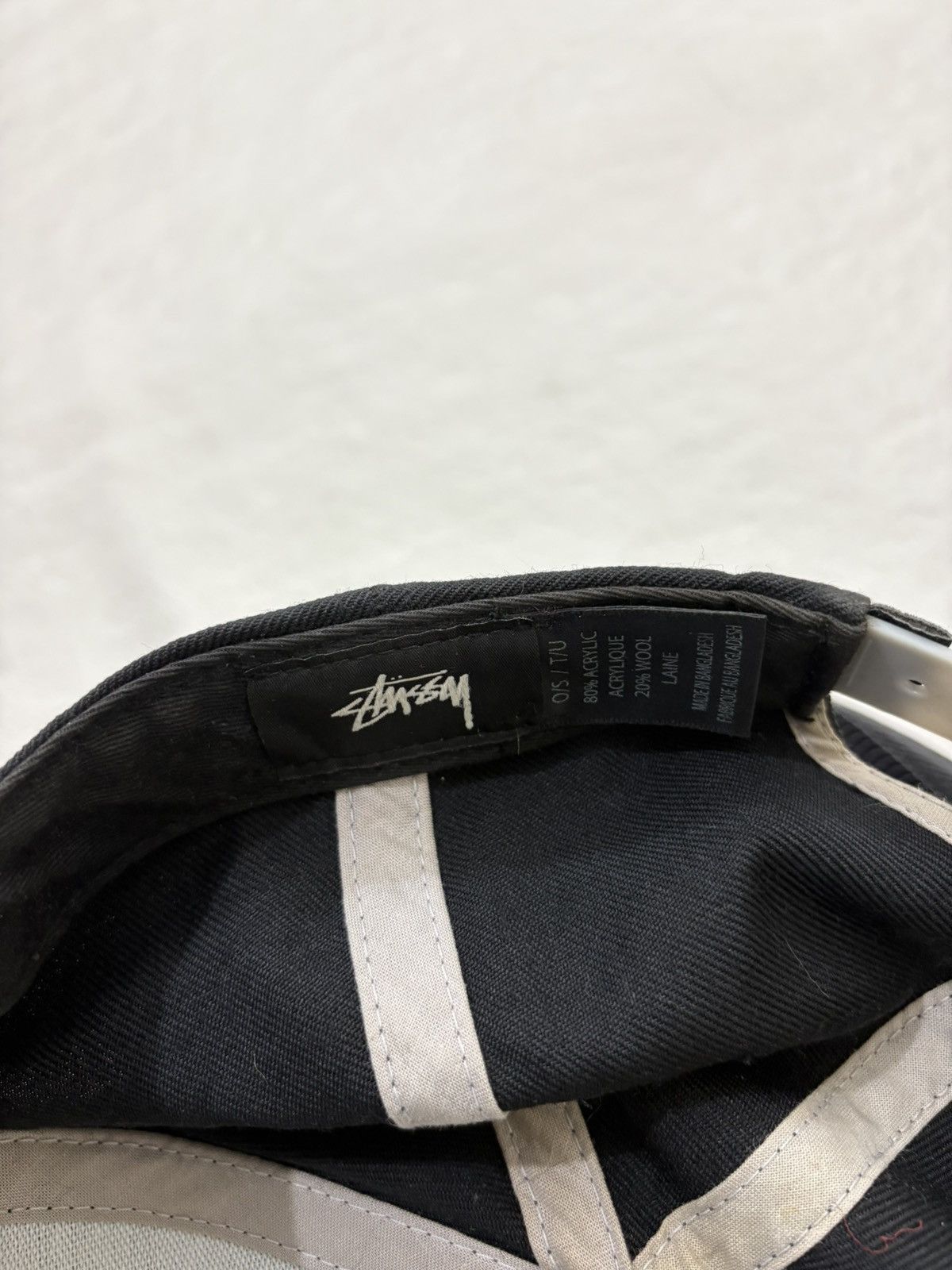 Stussy Stussy embroidery logo snapback Size ONE SIZE - 5 Thumbnail