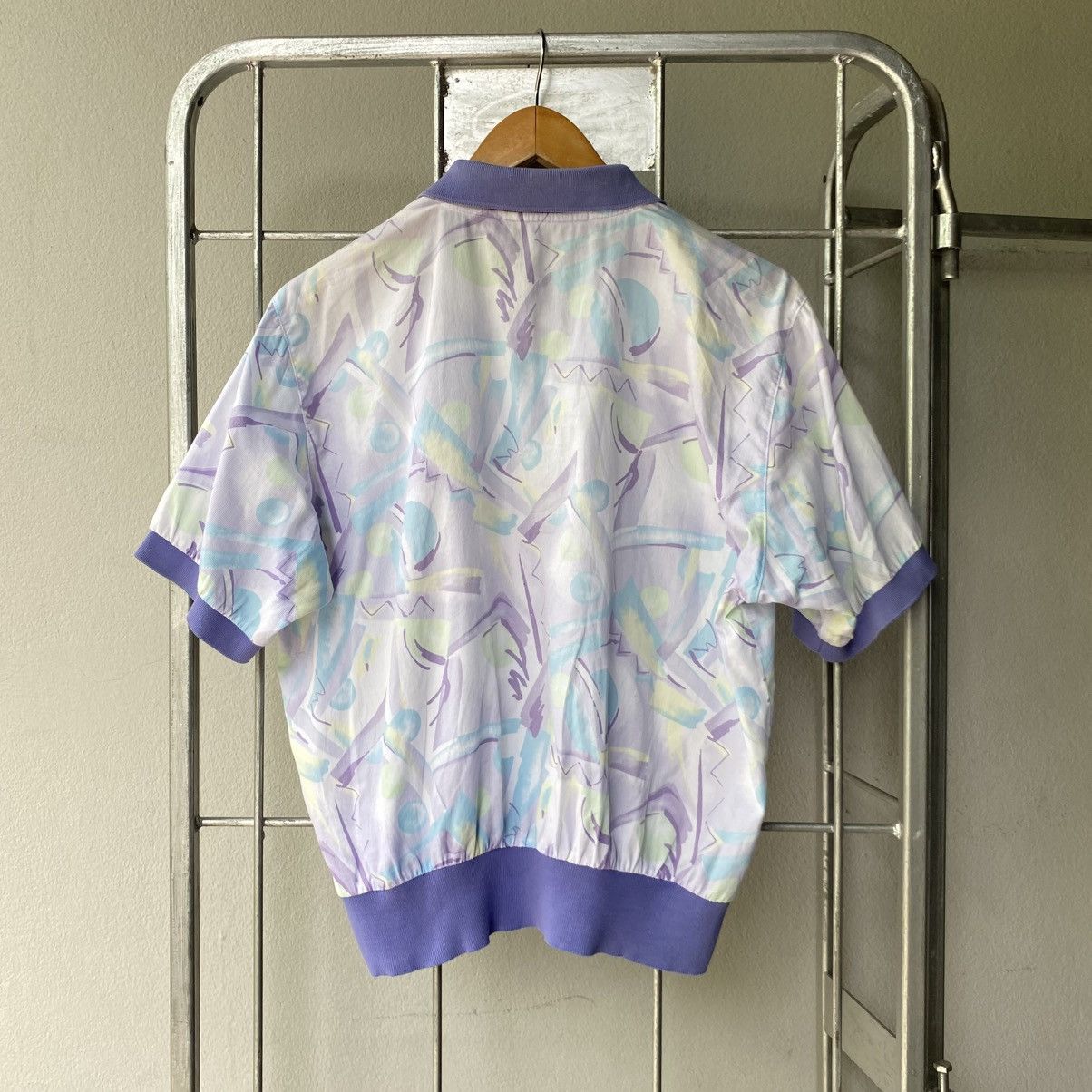 Balenciaga Balenciaga Vintage Pastel Polo Shirt Size M / US 6-8 / IT 42-44 - 22 Thumbnail