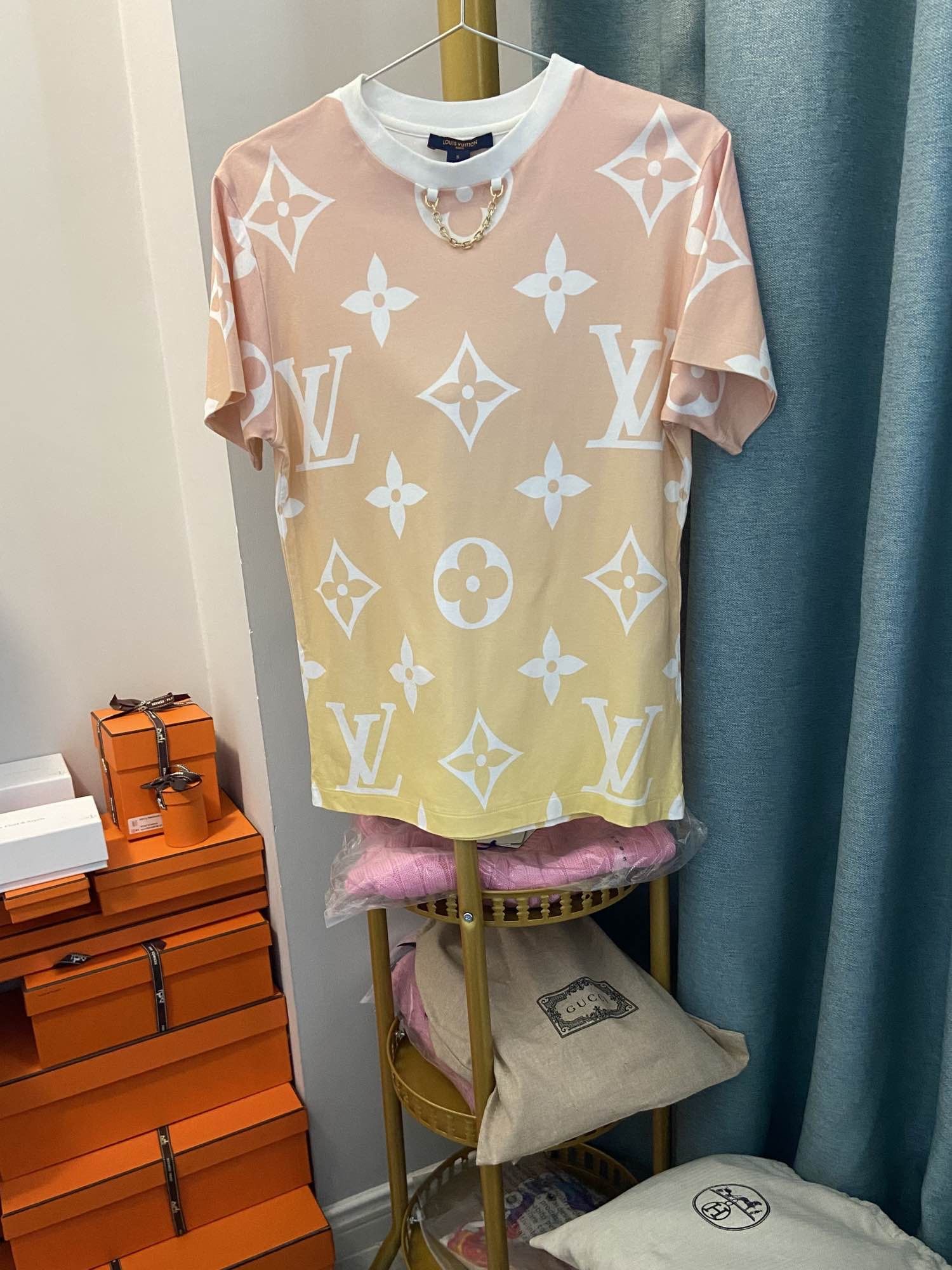 Louis Vuitton Louis Vuitton Sunset Chain T-Shirt Size S Size S / US 4 / IT 40 - 1 Thumbnail