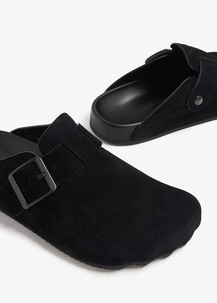 Balenciaga o1in1g0326 Sunday Suede Mules in Black Size US 9 / EU 42 - 2 Thumbnail