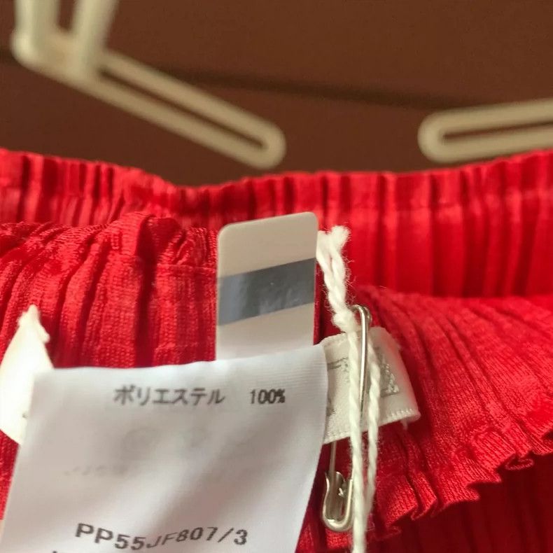 Issey Miyake Issey Miyake size:3 Red pleated pants Size 42" / US 20 - 5 Thumbnail