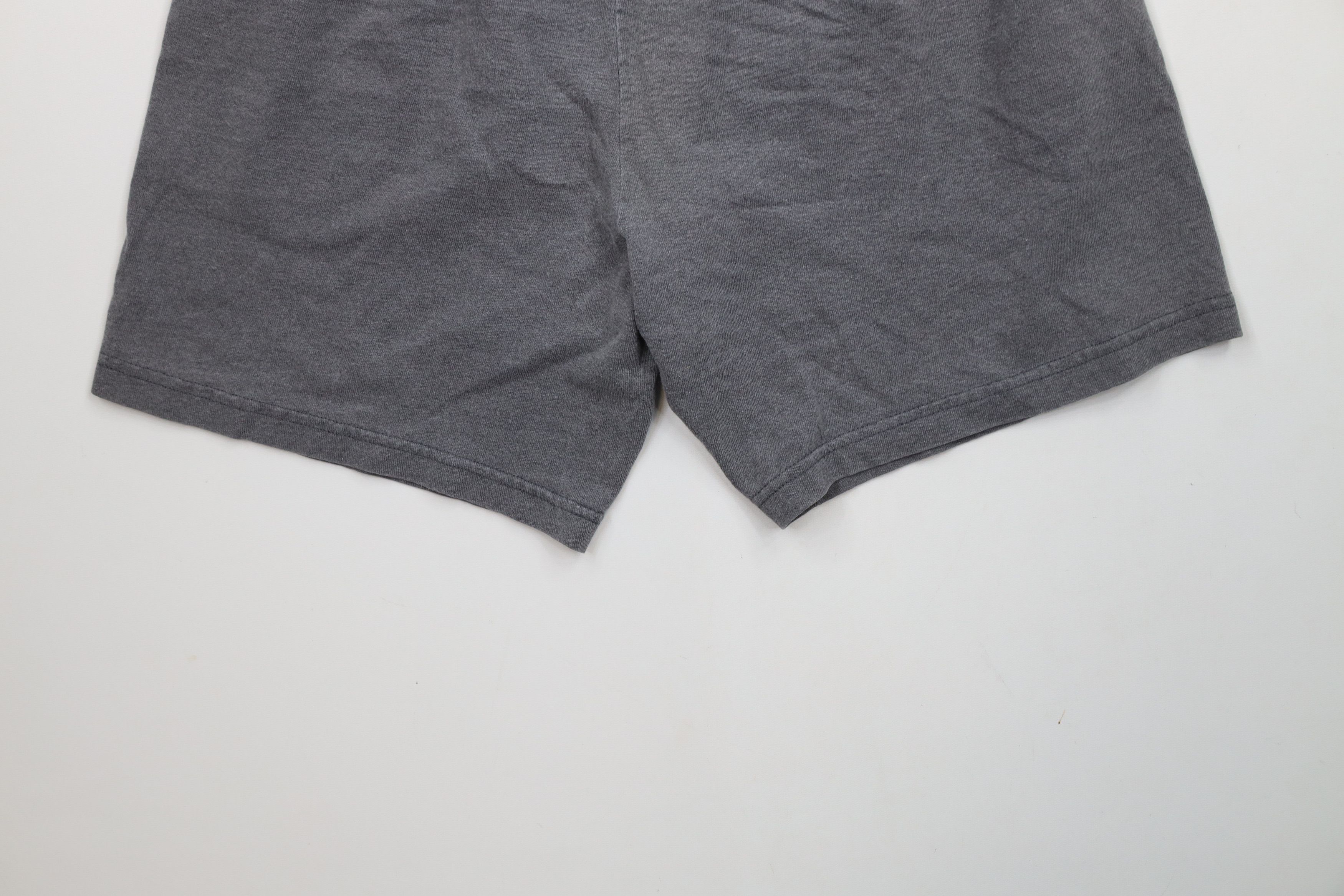 Vintage Vintage 90s Streetwear Blank Above Knee Cotton Shorts Gray Size US 32 / EU 48 - 12 Thumbnail
